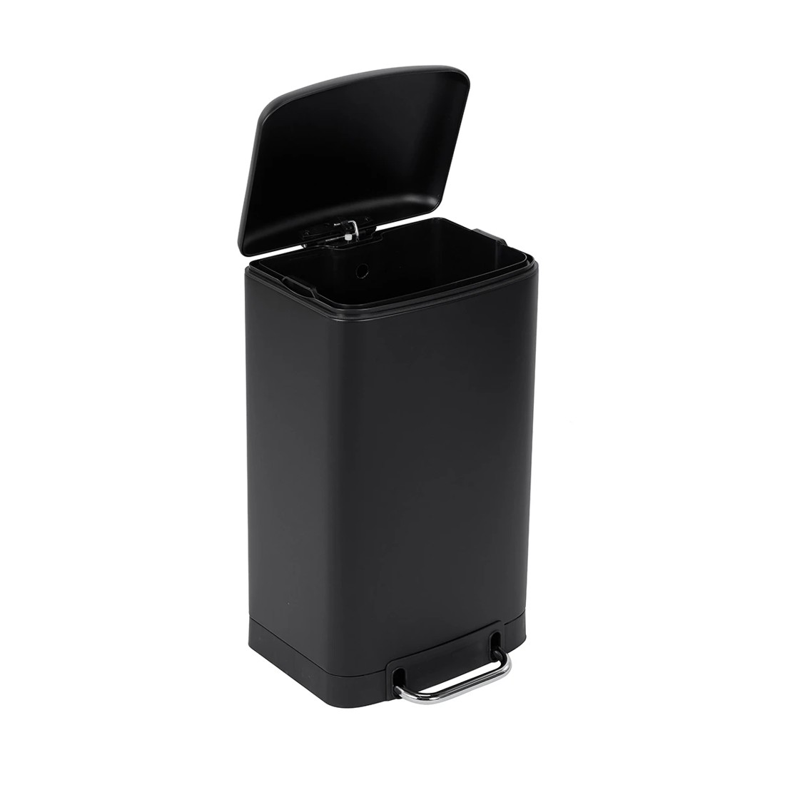 3 30L Rectangular Pedal Bin - Matte Black, 3 of 7