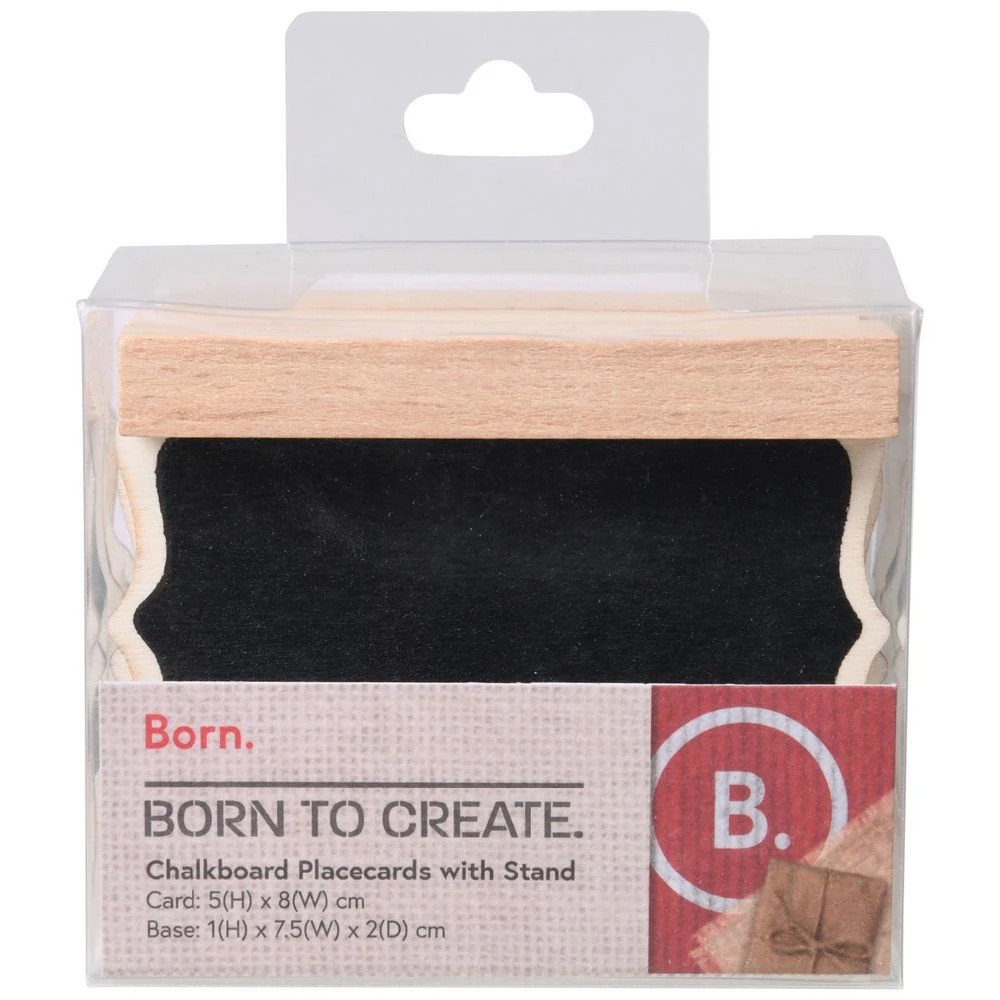 1 Born Chalk Board Place Cards, 1 of 2