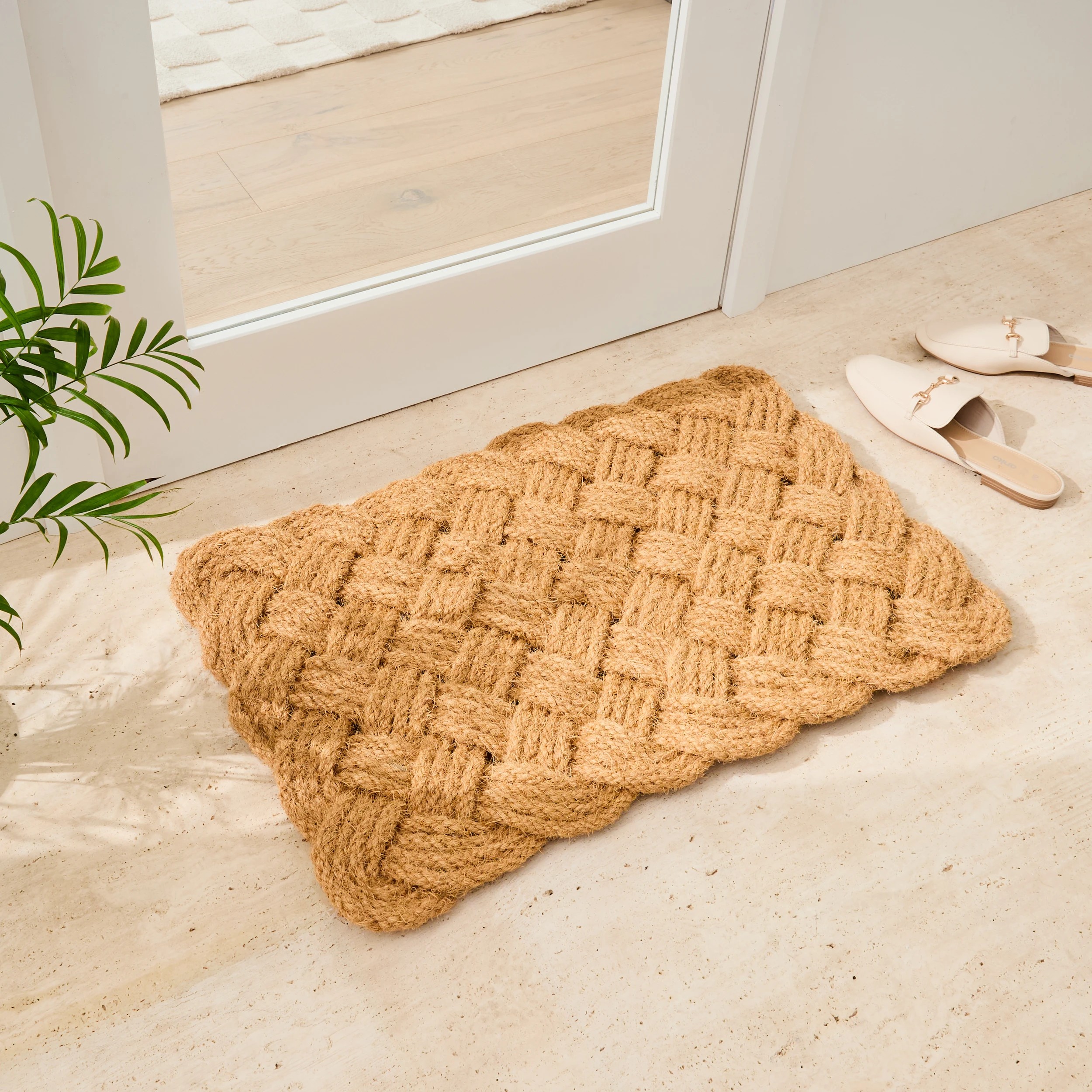 1 Braided Door Mat - 75cm x 45cm, 1 of 5