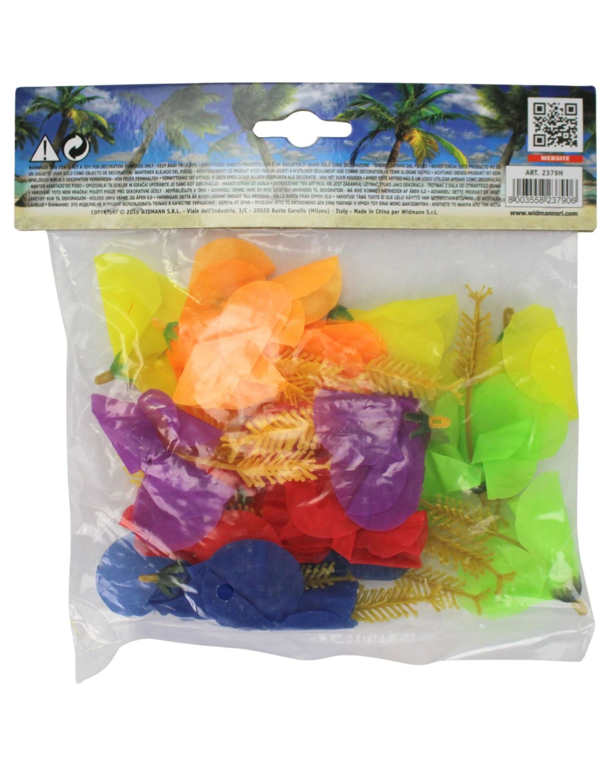 3 Widmann Bright Coloured Hawaiian Hibiscus Flowers Pack of 18 - Multi, 3 of 3