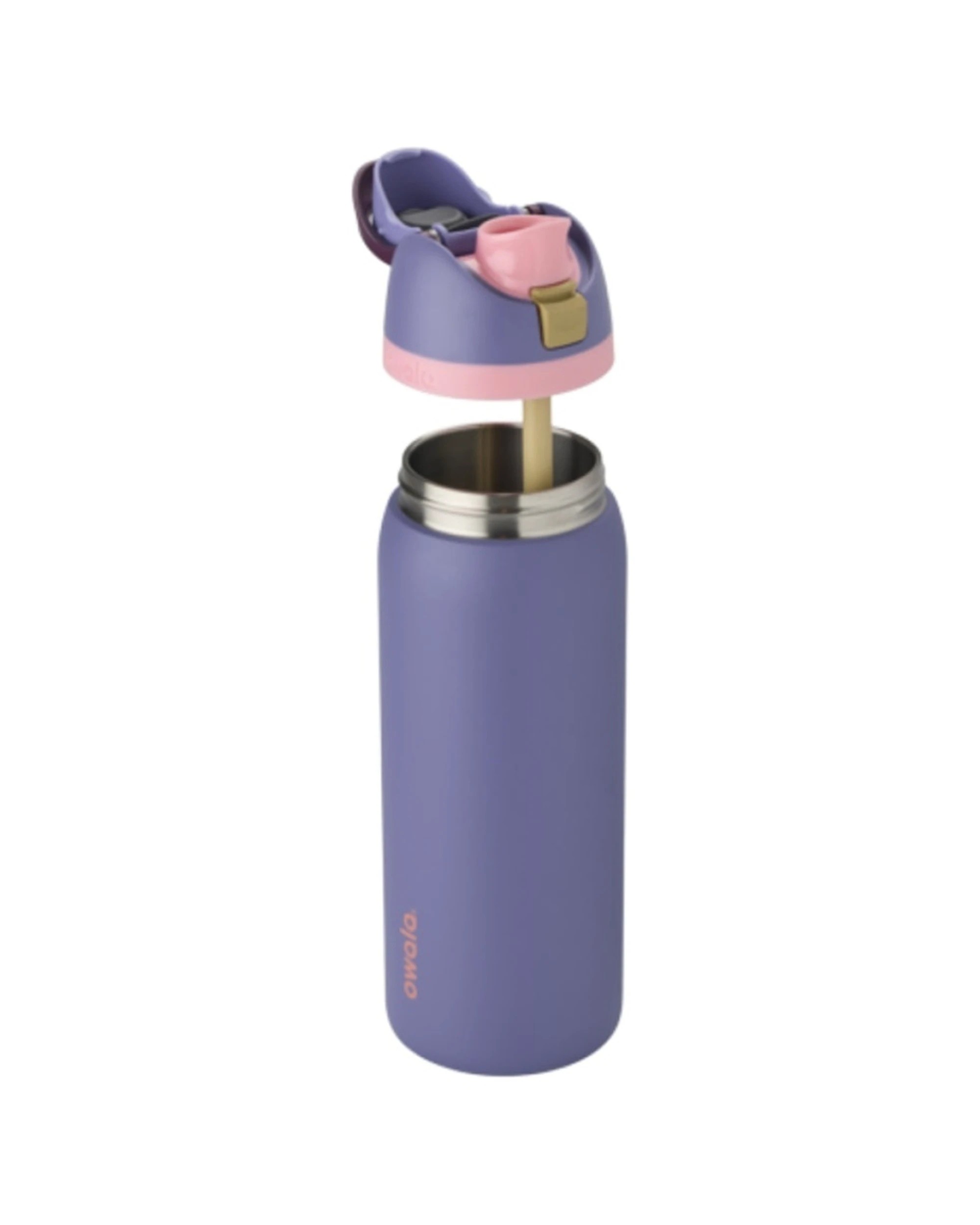 2 Owala FreeSip Stainless Steel Insulated 32oz Water Drink Bottle Jay - Purple, 2 of 5