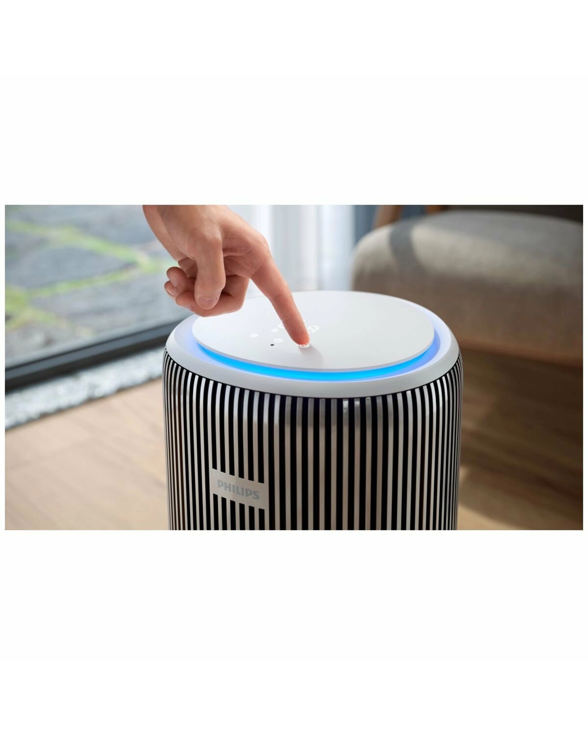 4 Philips PureProtect 3200 Series Smart Air Purifier Silver White, 4 of 5