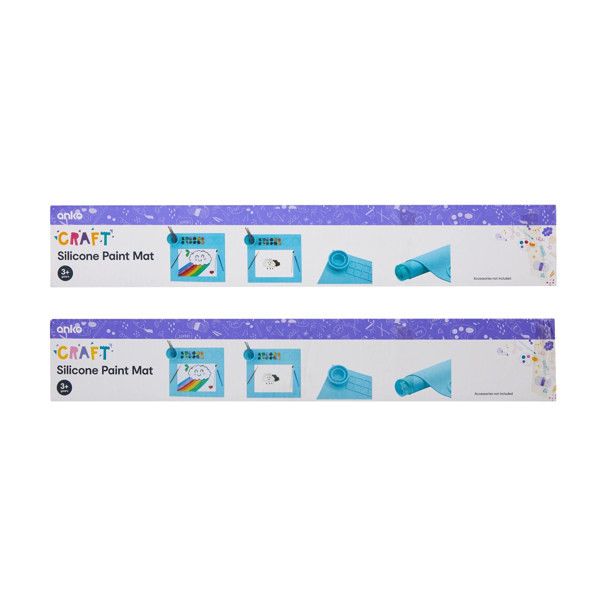 7 Silicone Paint Mat - Assorted, 7 of 7