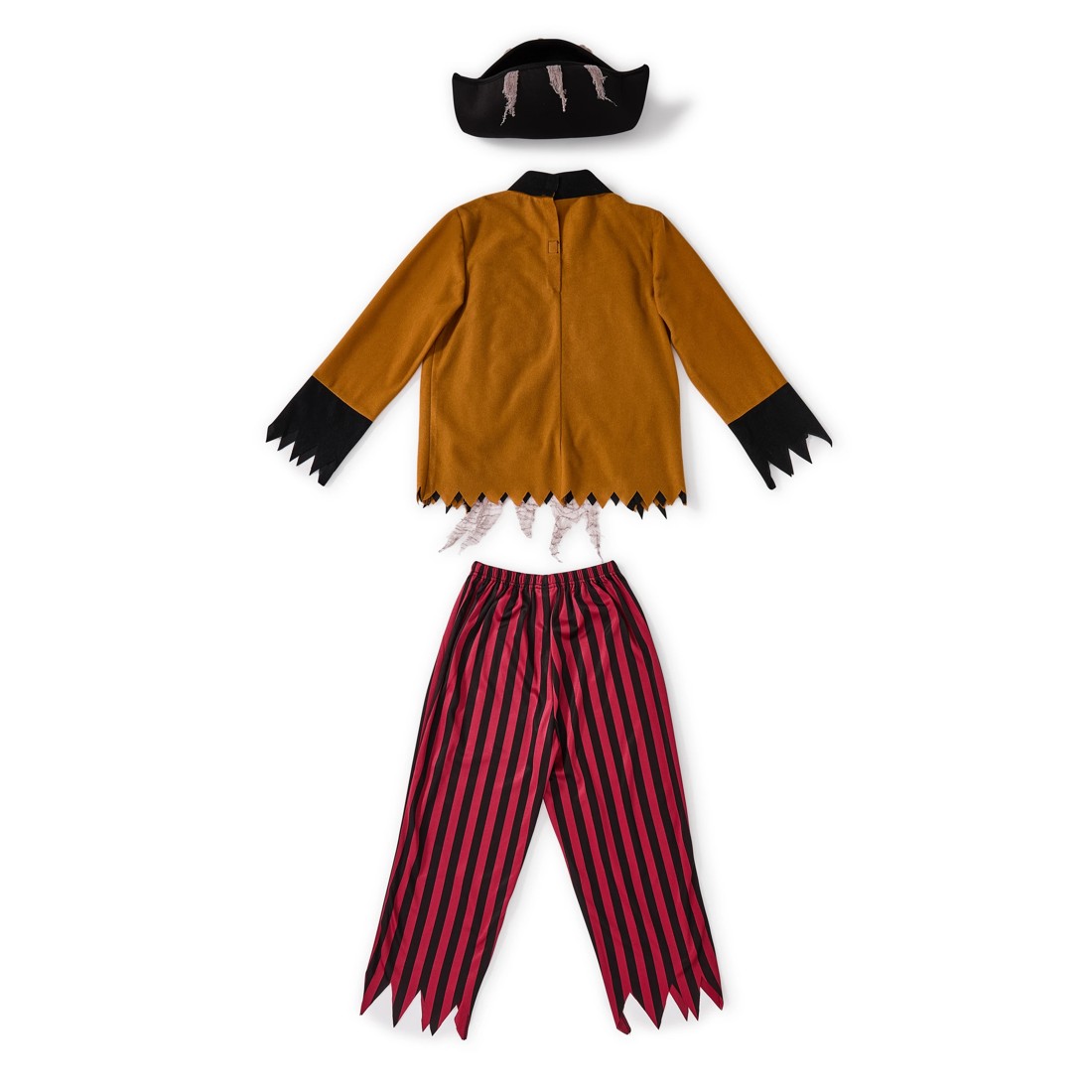 8 3 Piece Zombie Pirate Costume - Ages 6-8, 8 of 10
