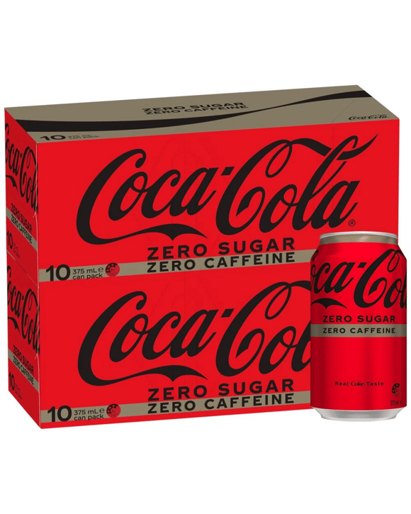 Coca-Cola Zero Sugar Zero Caffeine Cans 375mL 20 Pack