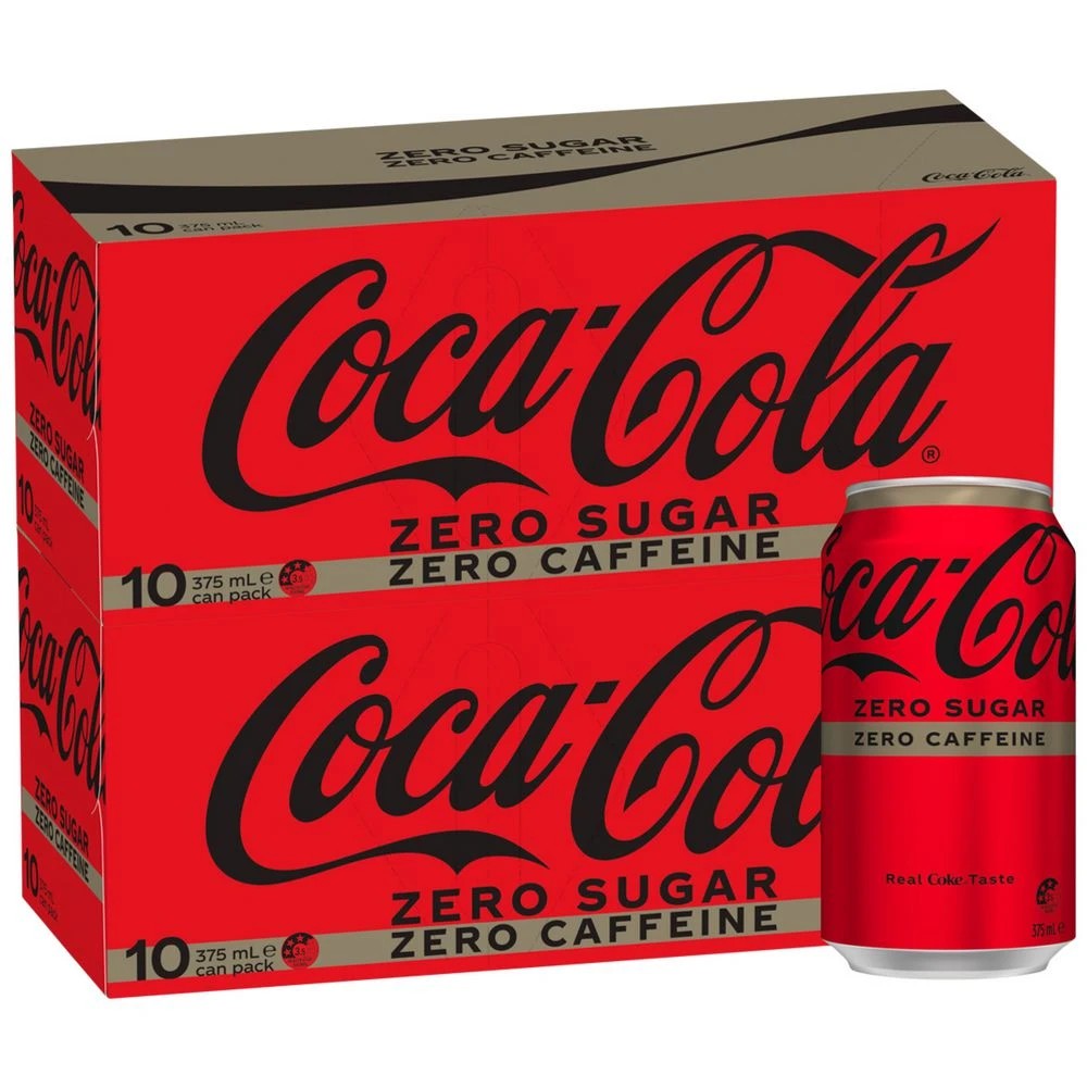 1 Coca-Cola Zero Sugar Zero Caffeine Cans 375mL 20 Pack, 1 of 4