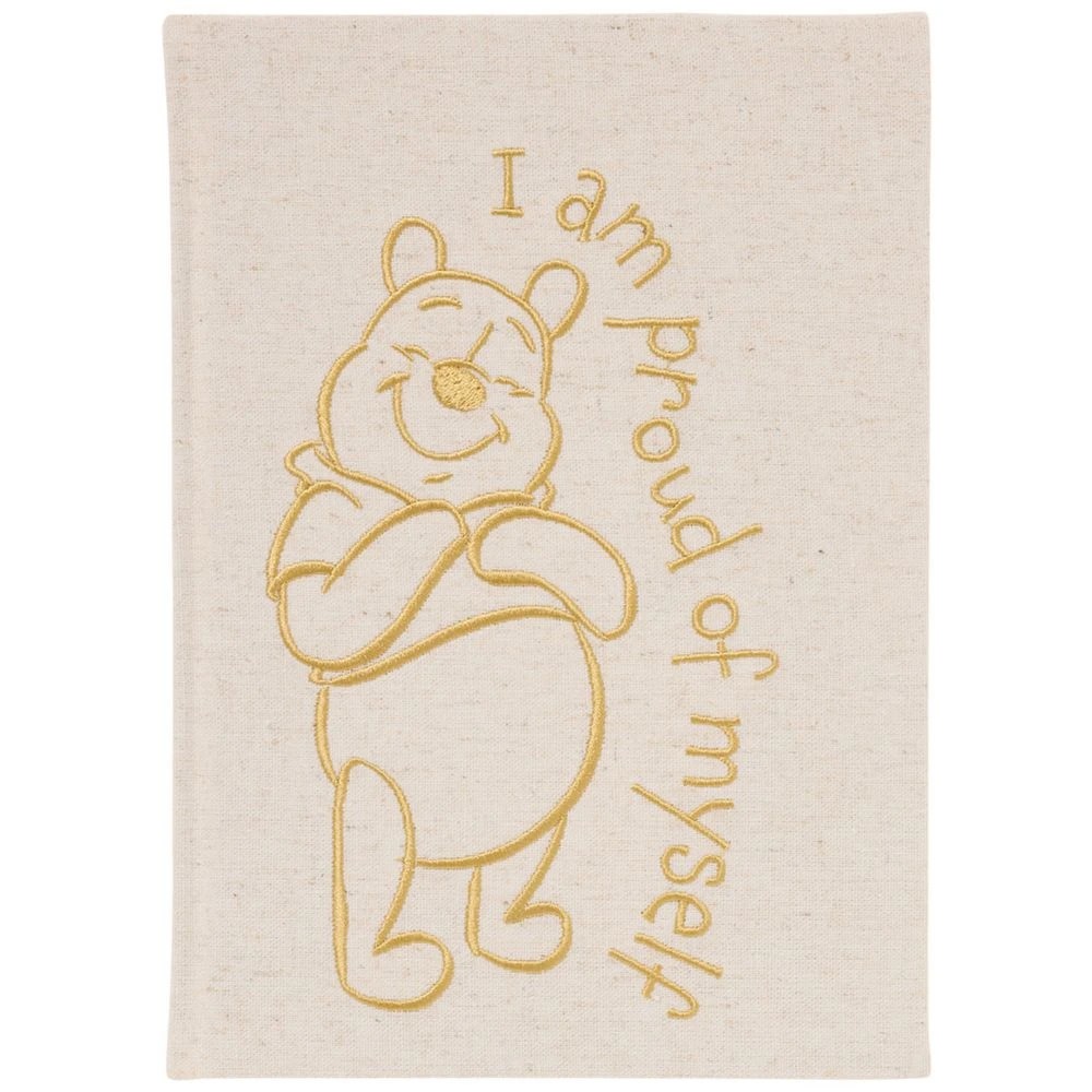 1 Disney Winnie the Pooh A5 Linen Notebook 192 Pages, 1 of 4