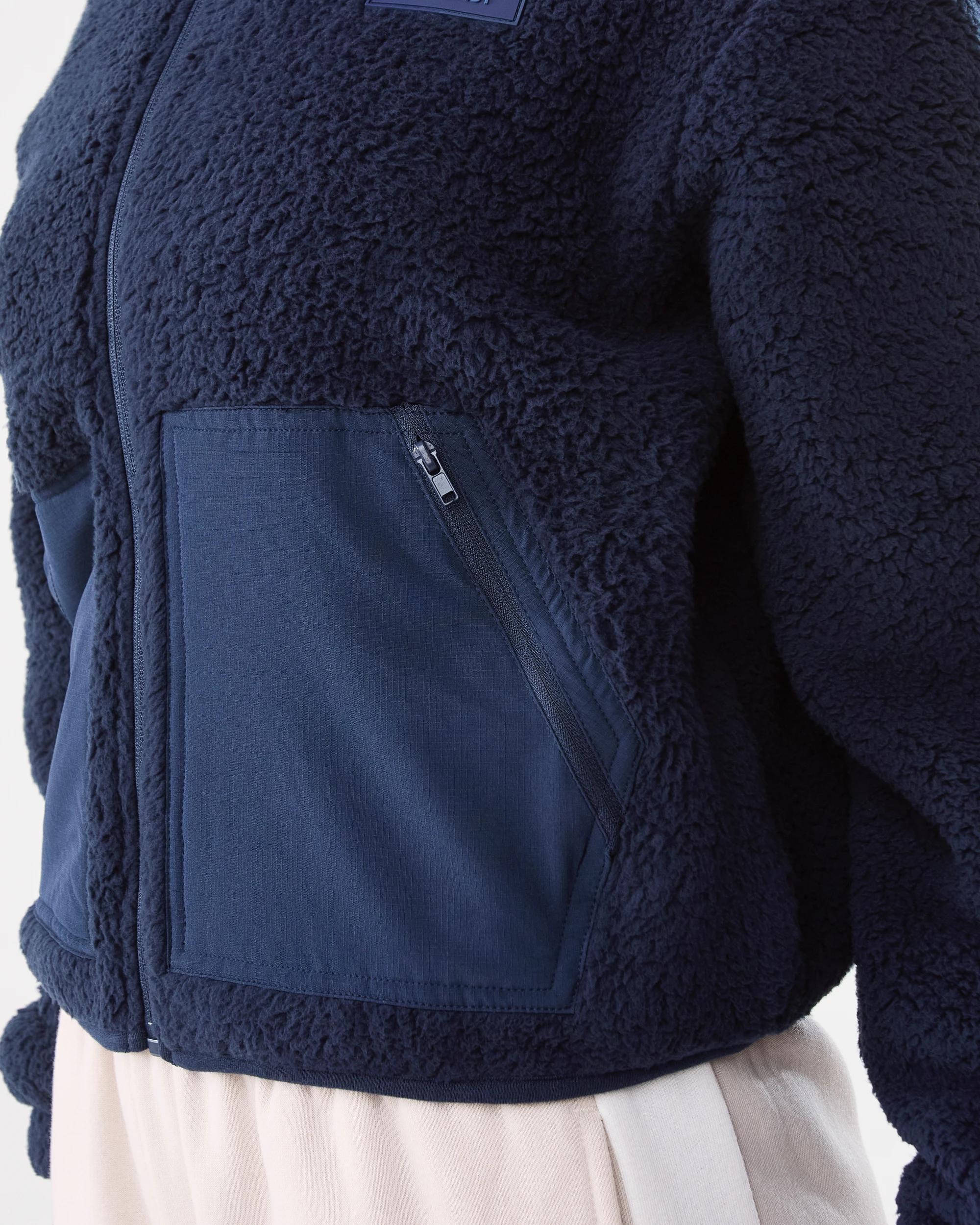 9 Everlast Womens Sherpa Bomber Jacket Mood Indgo, 9 of 9