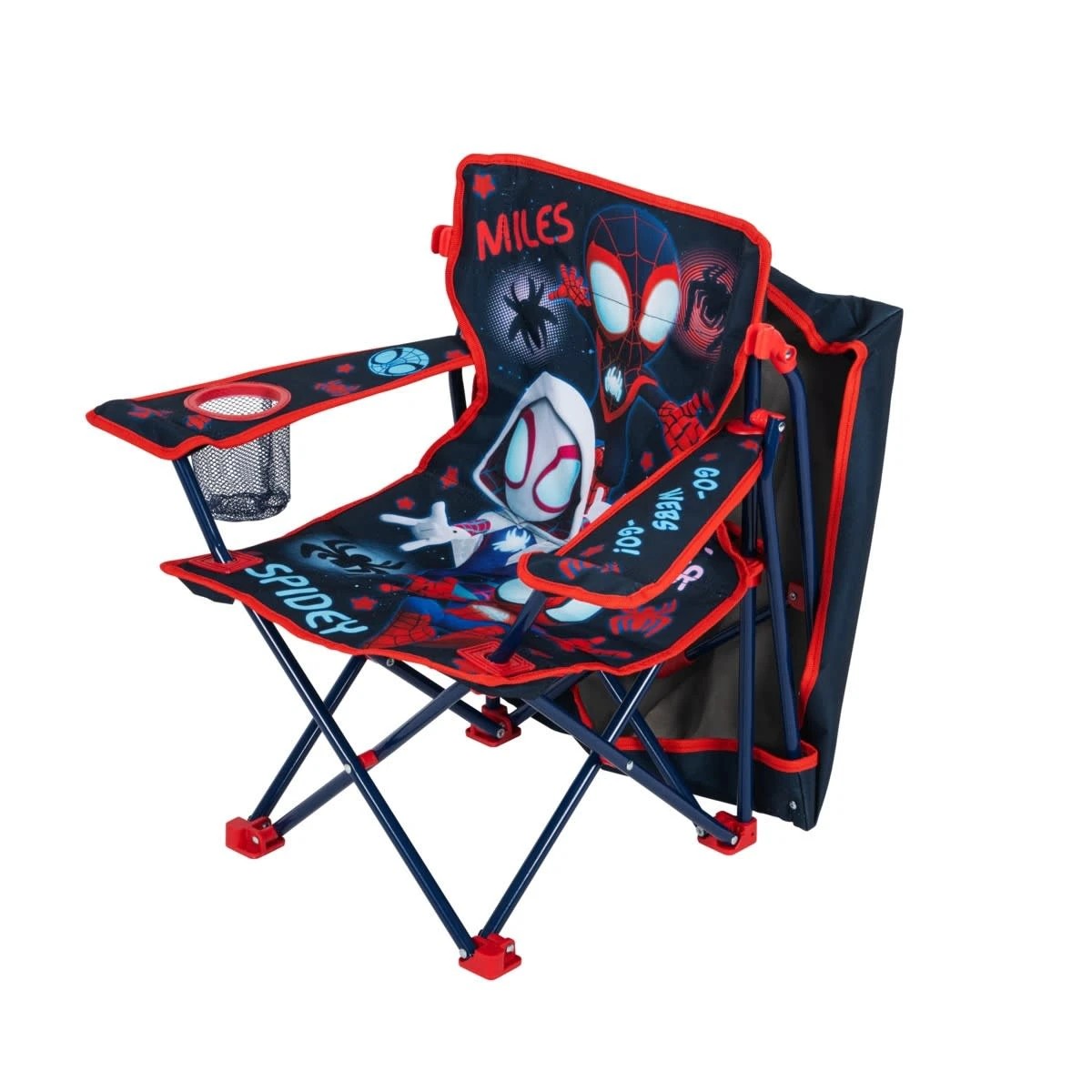 3 Disney Junior Marvel Spidey and His Amazing Friends Camping Chair with Canopy, 3 of 6