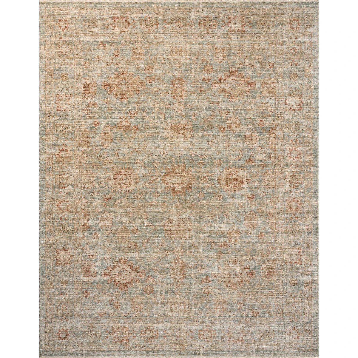 1 Common Ground Rugs Heirloom 06 230x160cm - Medium Power Loomed Floor Rug - Blue, 1 of 7