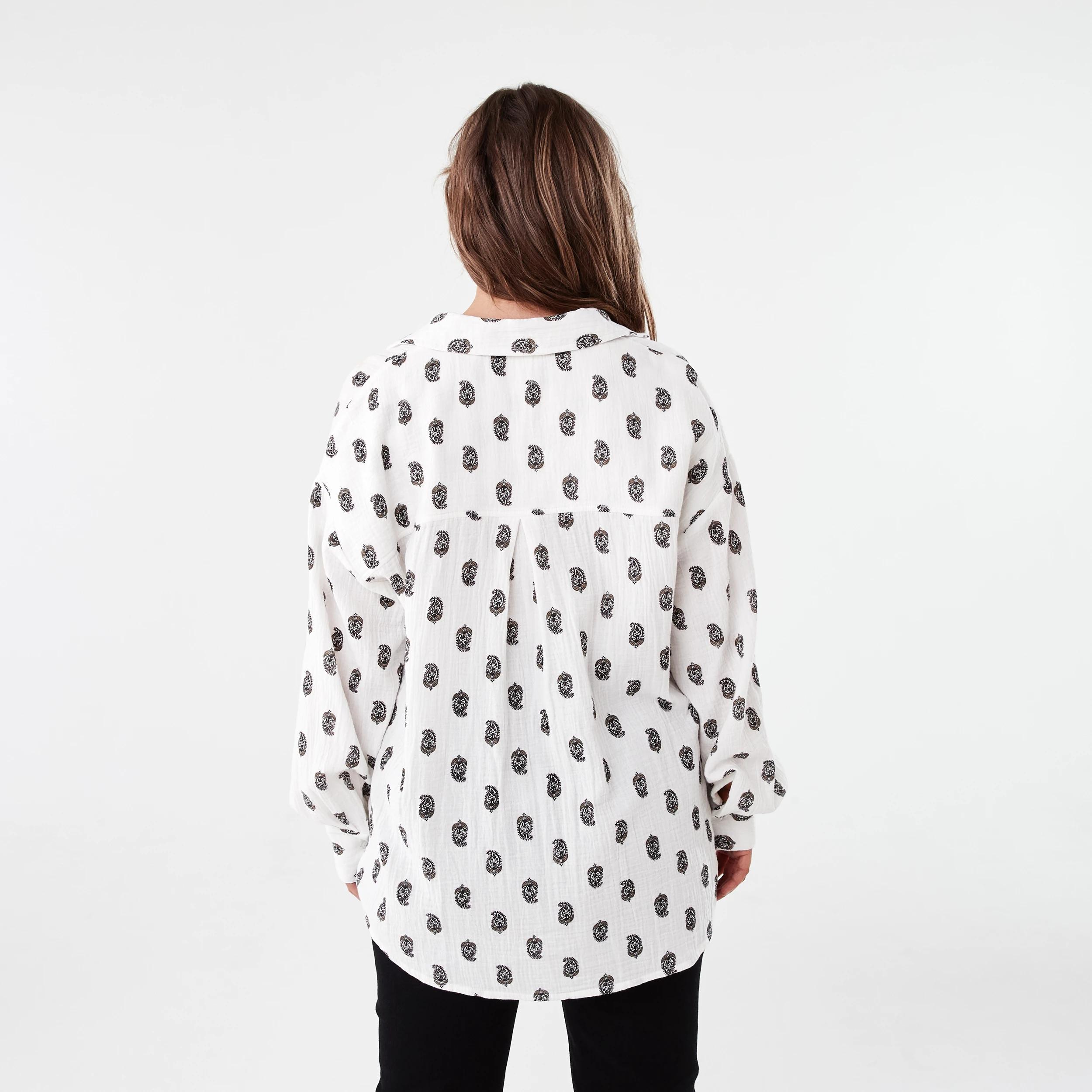 3 Long Sleeve Double Cloth Shirt Paisley Cd, 3 of 6