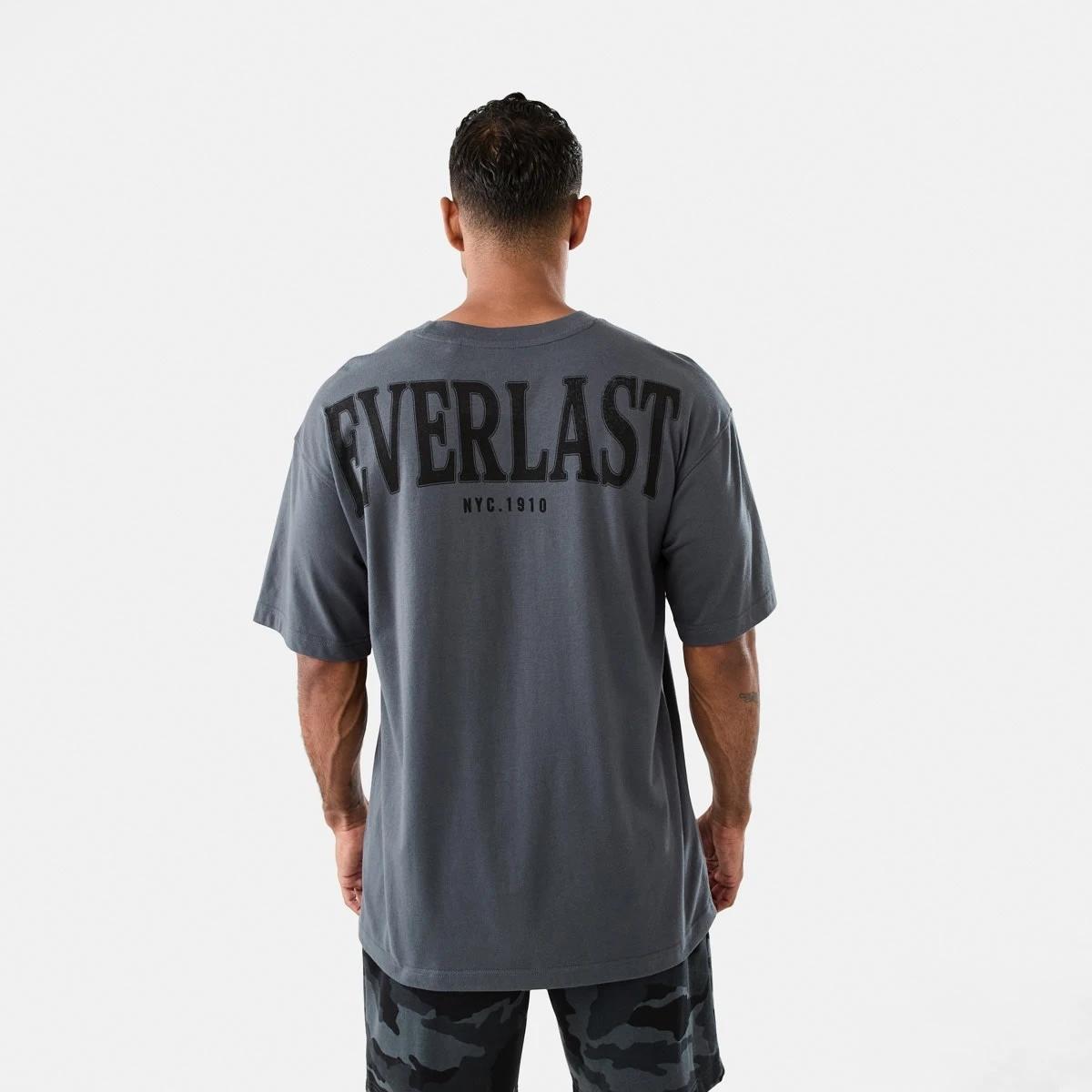 3 Everlast Mens Crew Neck T-shirt Charcoal, 3 of 8