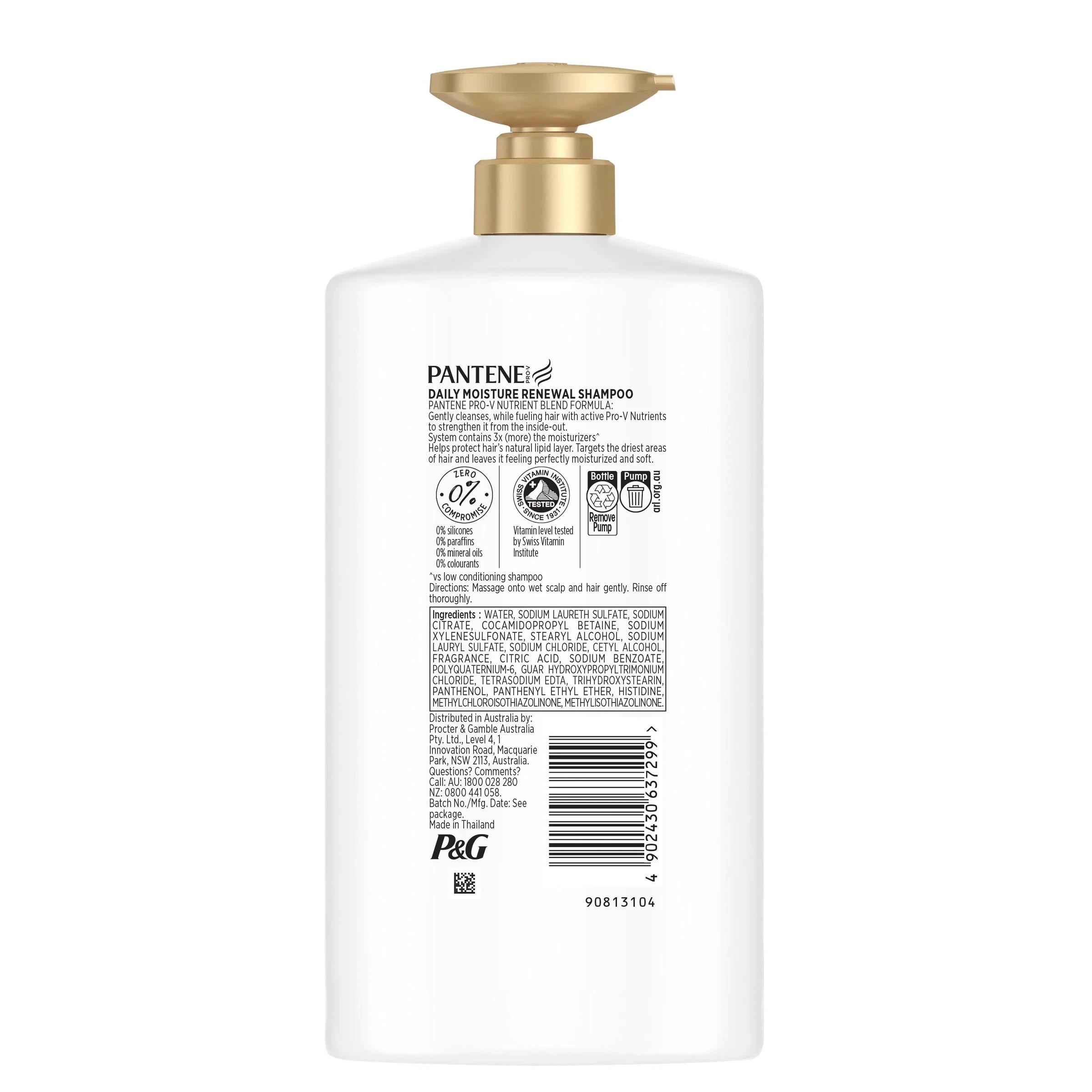2 Pantene Pro-V Daily Moisture Renewal Shampoo 900ml - Multi, 2 of 5