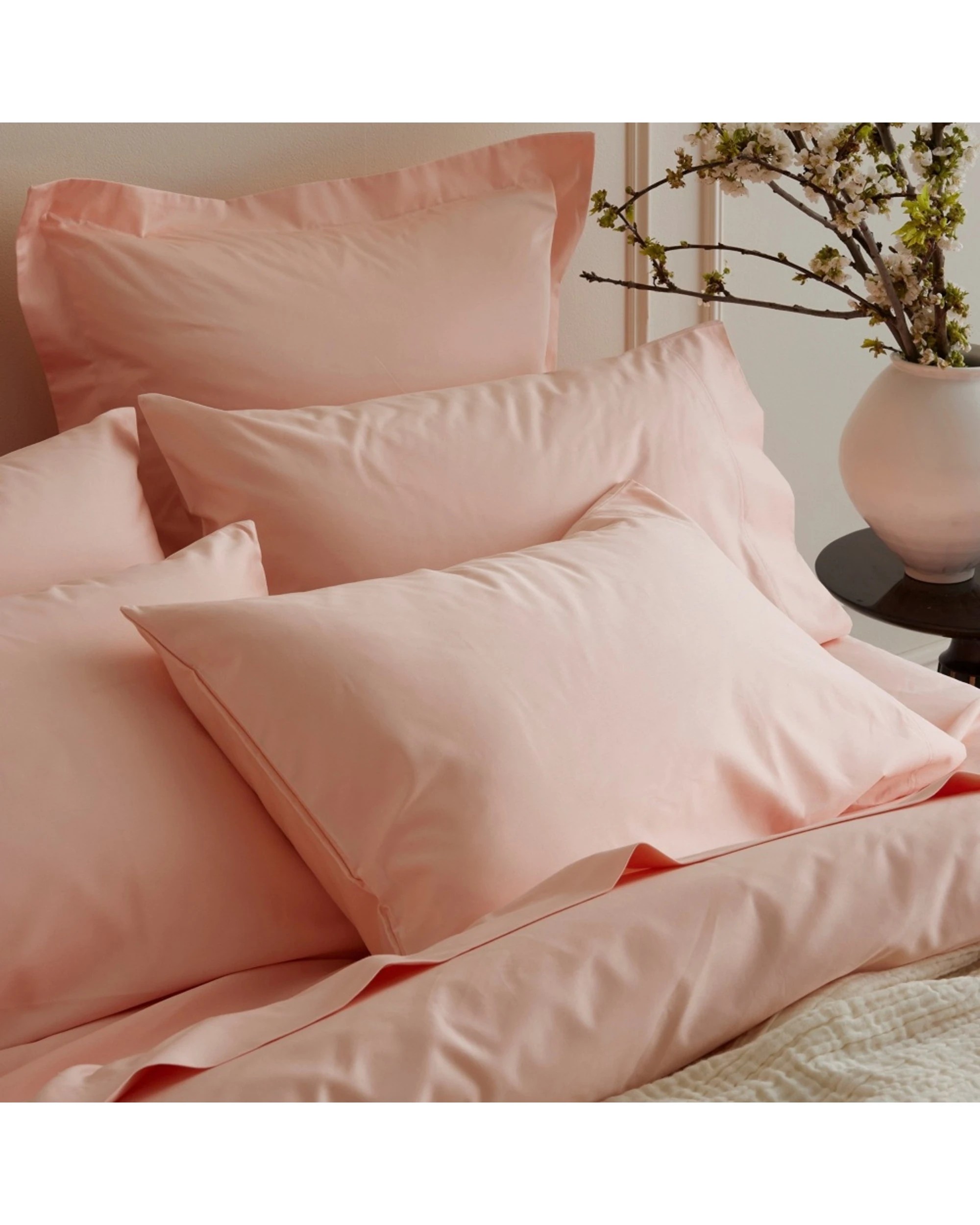 5 Bedding Co Quilt Cover Set 1200TC Egyptian Cotton Soft - Double Bed - Pink, 5 of 6