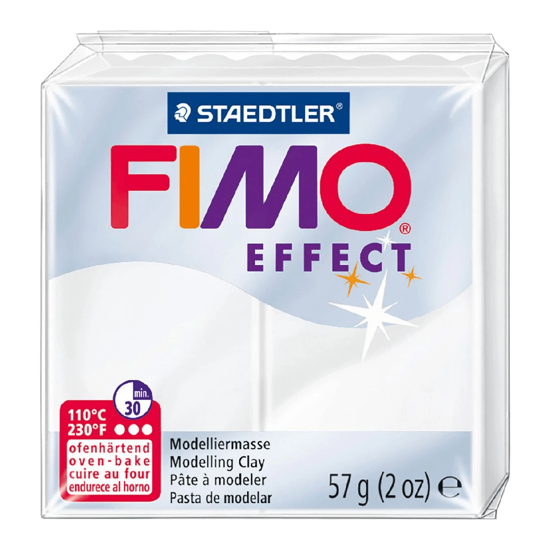 1 Staedtler FIMO Effect Modelling Clay Translucent 57g, 1 of 2