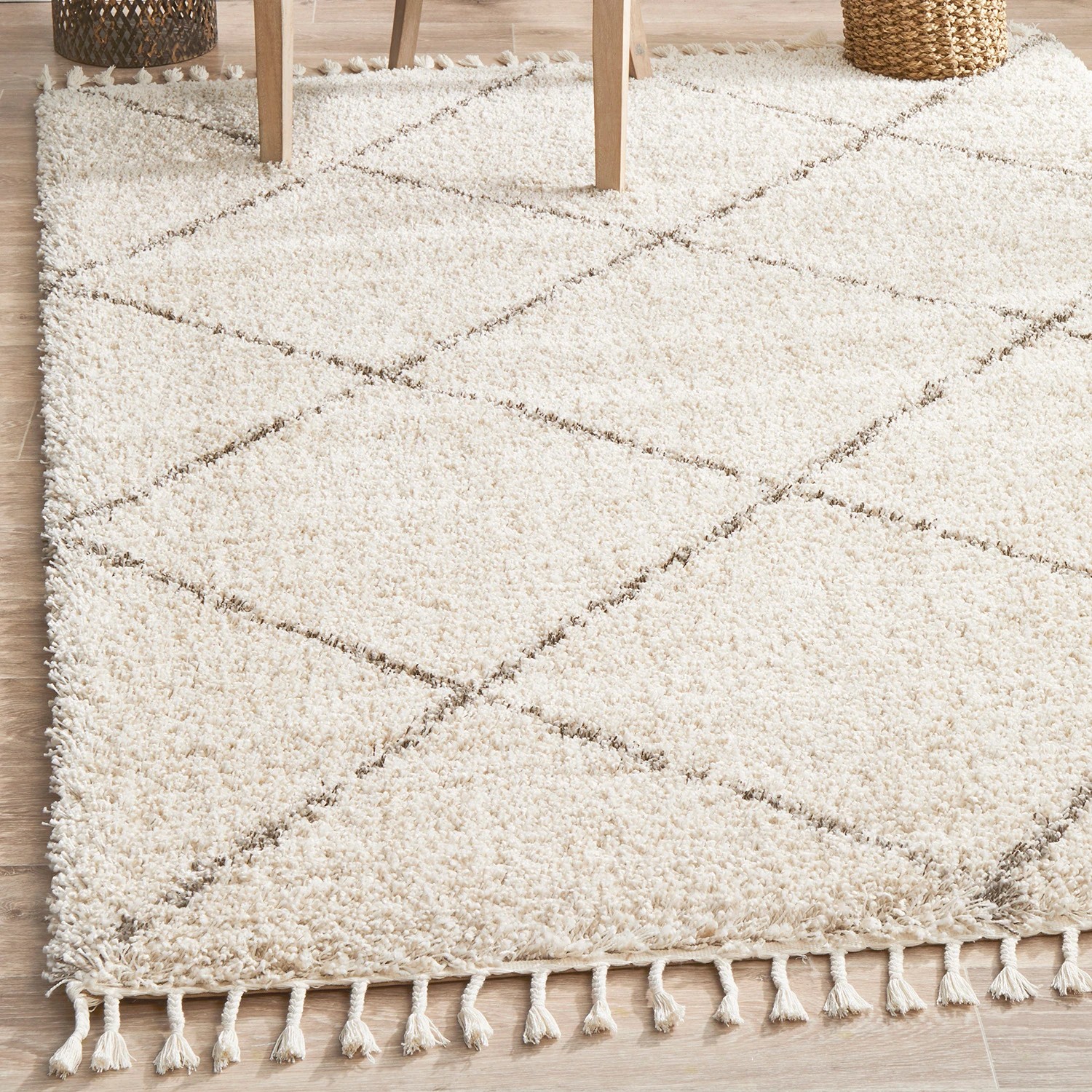 2 Common Ground Rugs Amber 22 170x120cm - Small Pet Friendly Power Loomed Floor Rug - Natural, 2 of 7