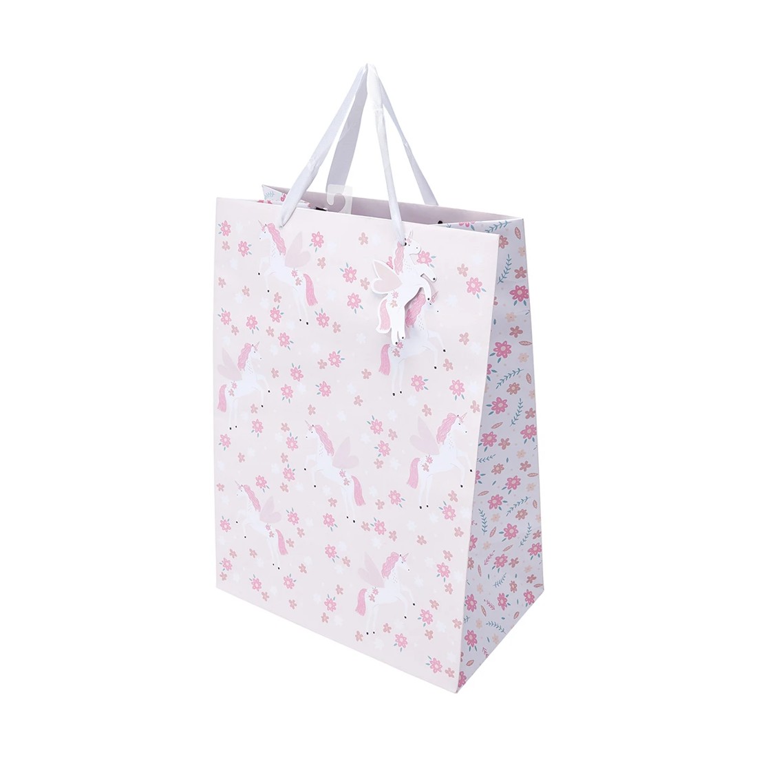 1 Unicorn Floral Gift Bag - Extra Large, 1 of 7