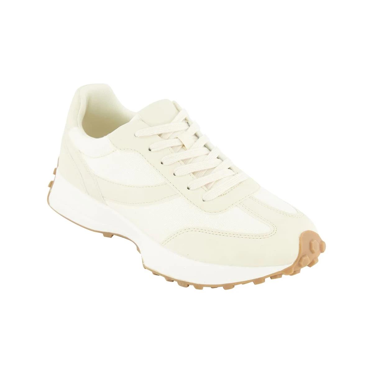 1 Retro Look Lace-Up Sneakers Bone, 1 of 5
