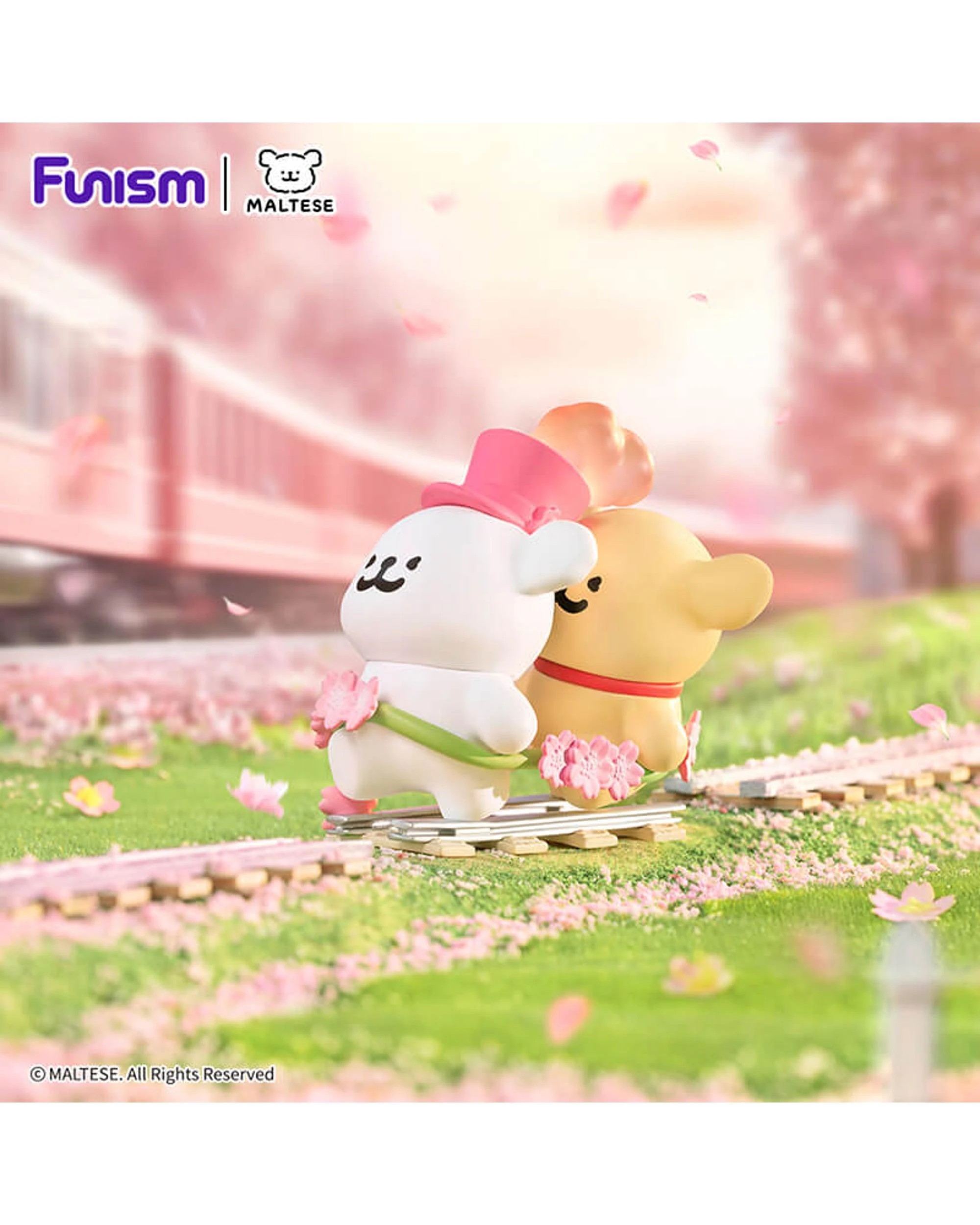5 Funism Maltese Cherry Blossom Series Figures Blind Box, 5 of 9