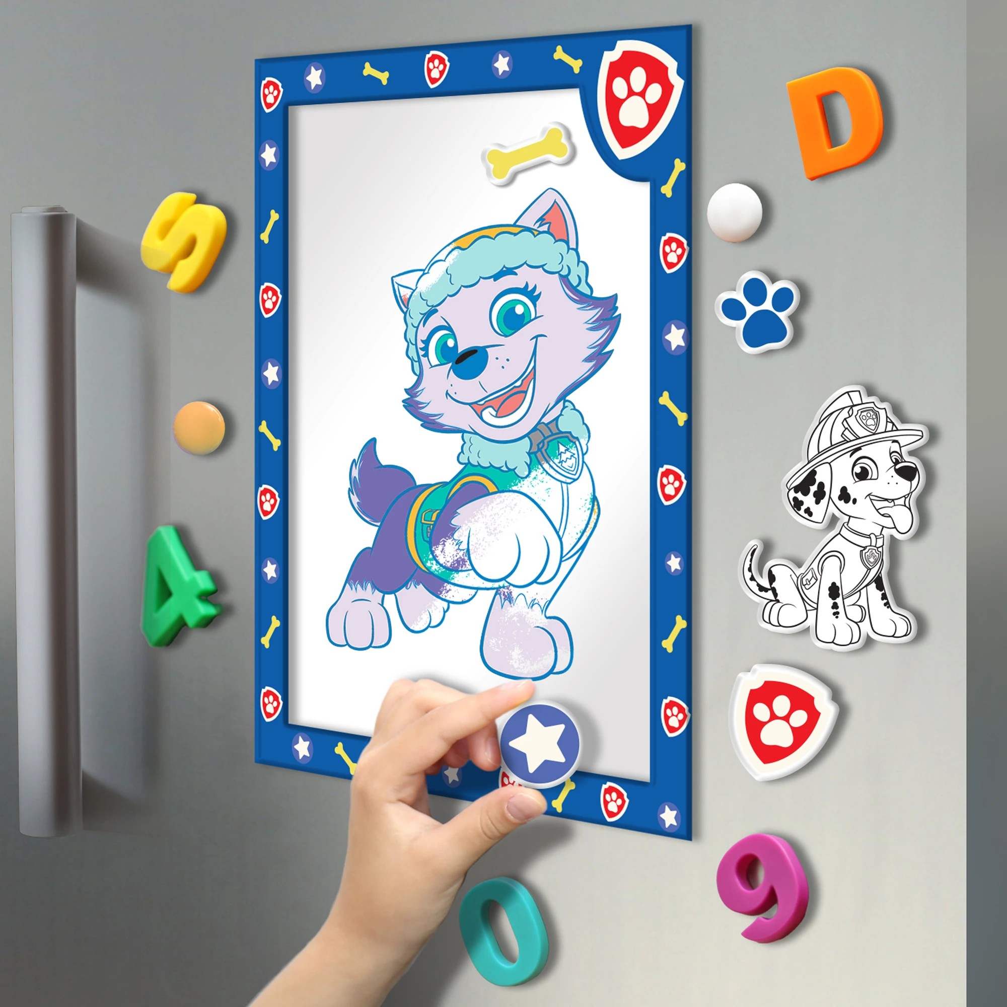5 Nickelodeon Kaleidoscope PAW Patrol Colour-Me Magnets + Colouring Book, 5 of 6