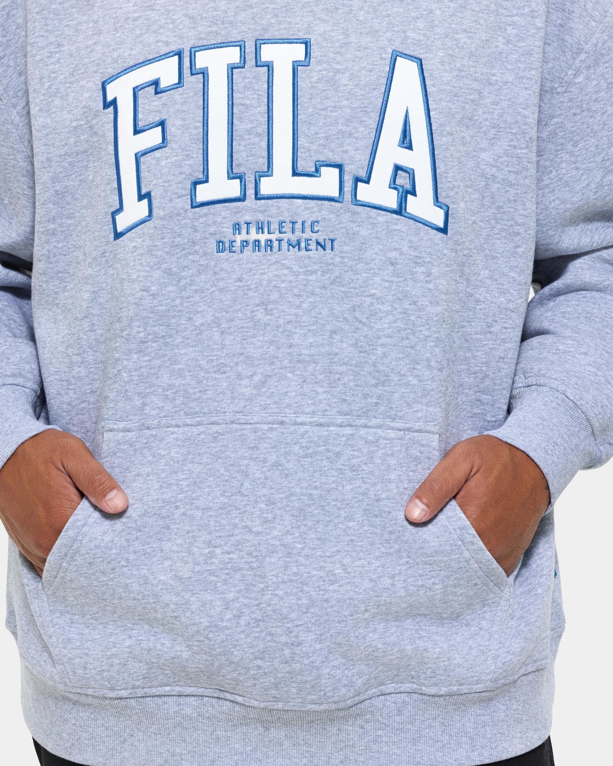 5 Fila Plus Fleece Hoodie GREY, 5 of 6