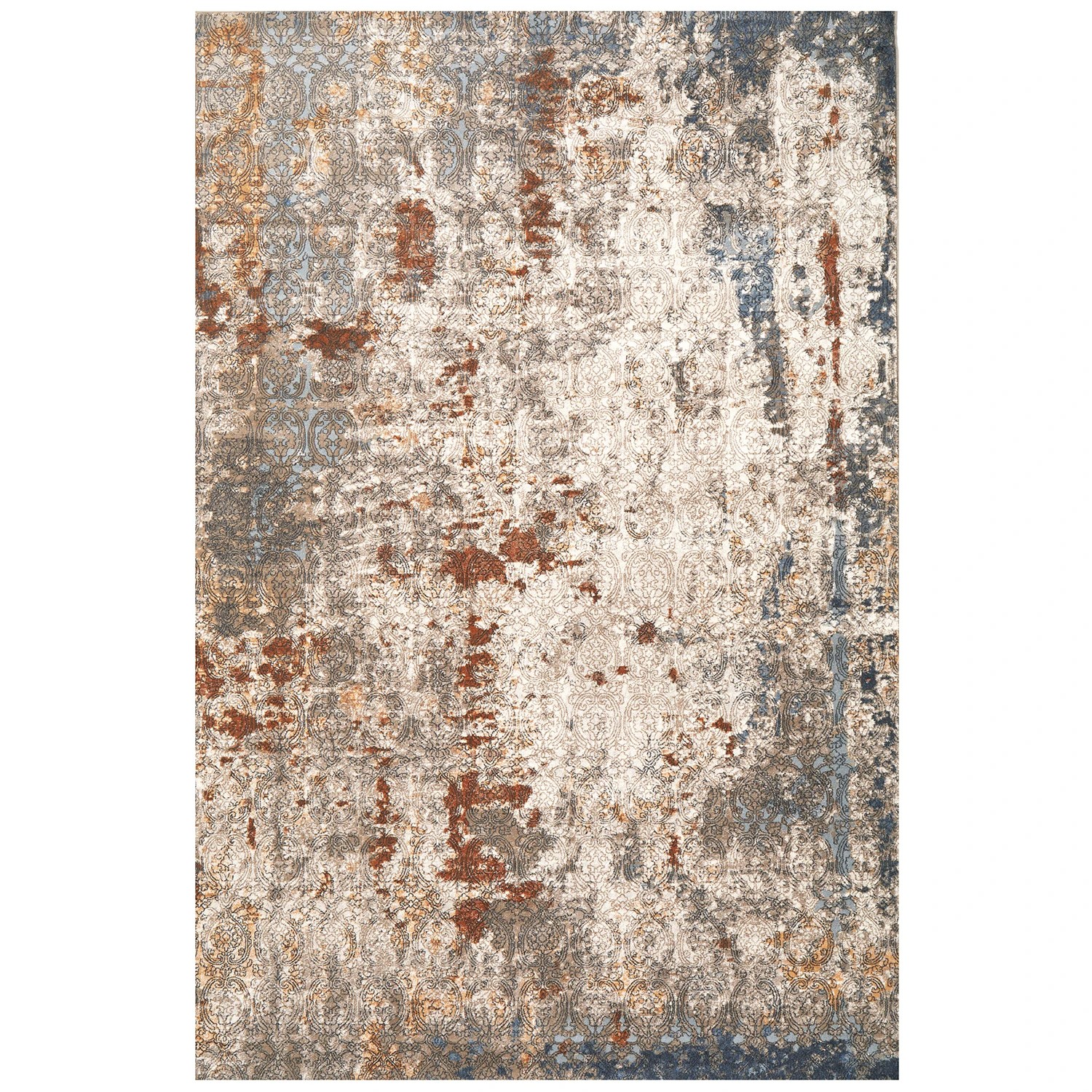 2 Common Ground Rugs Tempo Gayle 300x200cm - Medium Power Loomed Wool Floor Rug - Beige, 2 of 9