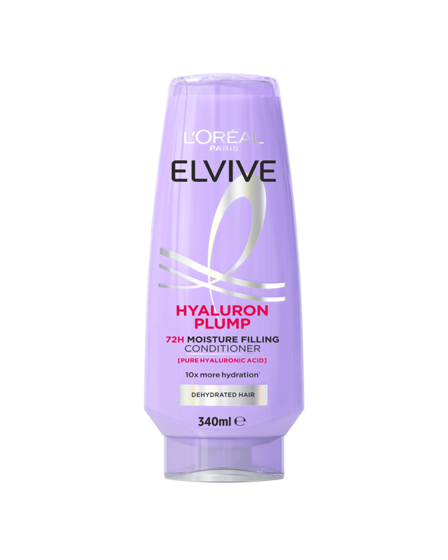 L'Oreal Paris Elvive Hyaluron Plump 72H Moisture Filling Conditioner 340ml - Pure Hyaluronic 