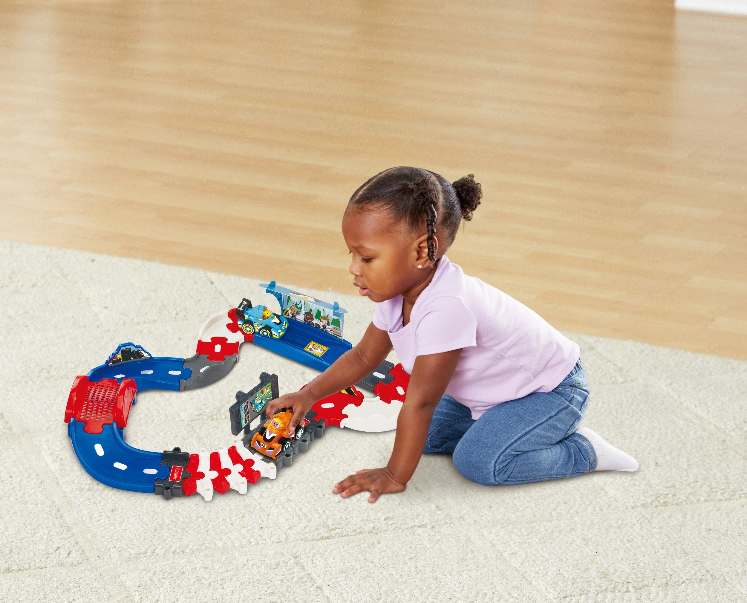 4 VTech Toot-Toot Drivers V Racers Pit Stop Playset, 4 of 4