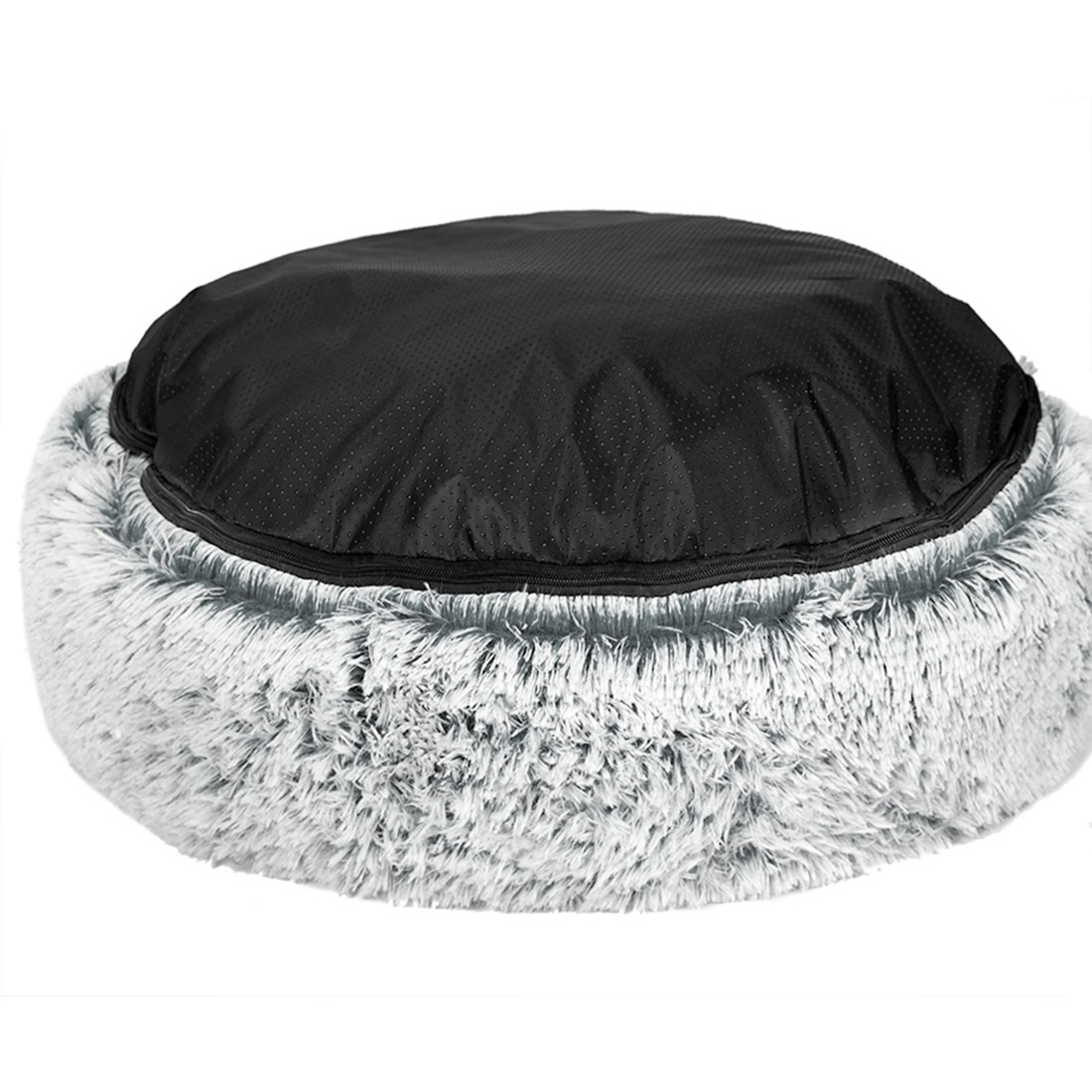 5 Pawz Plush Pet Bed Xl Charcoal Cover Only, 5 of 7