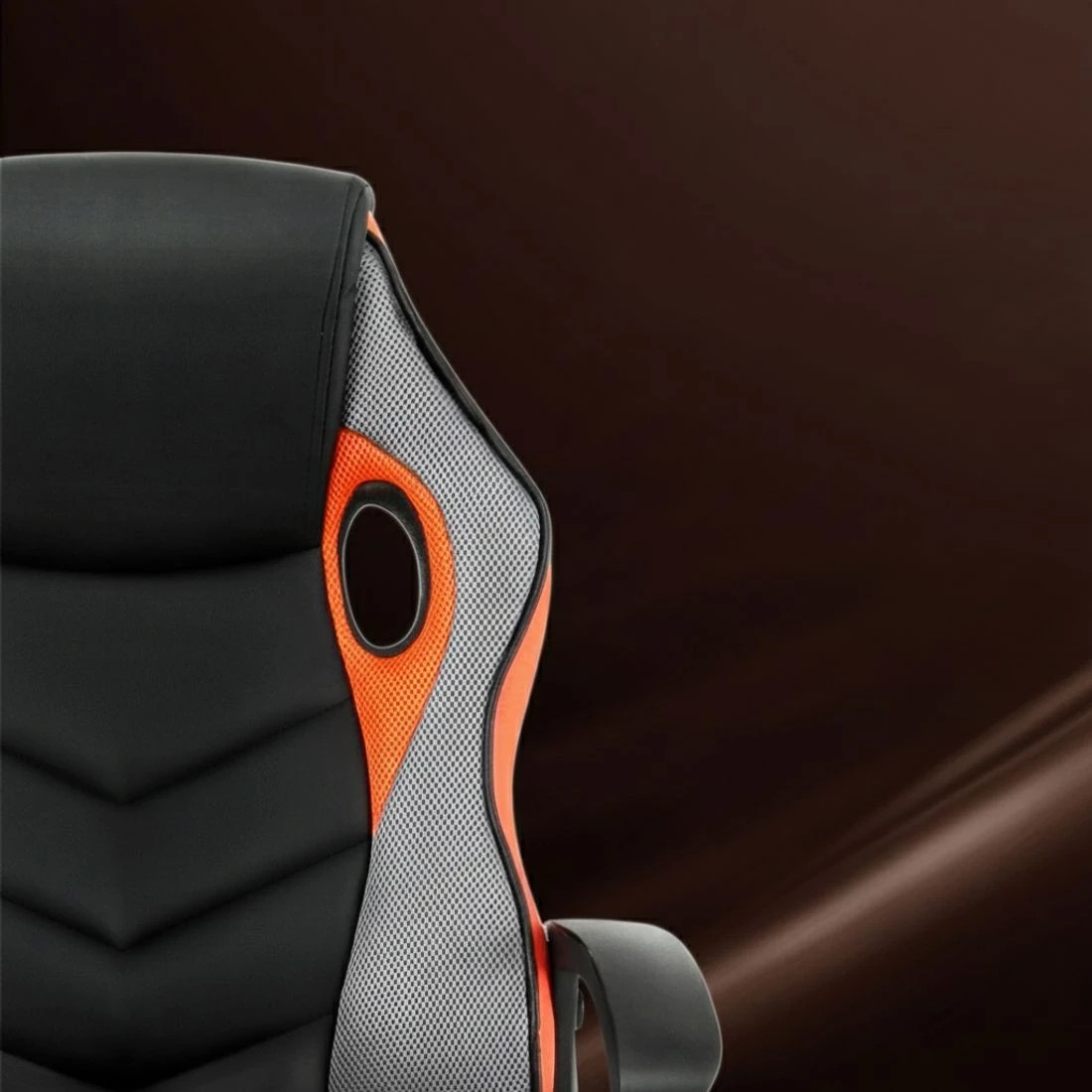 4 Artiss Gaming Office Chair Computer Chairs Orange - Orange, 4 of 6