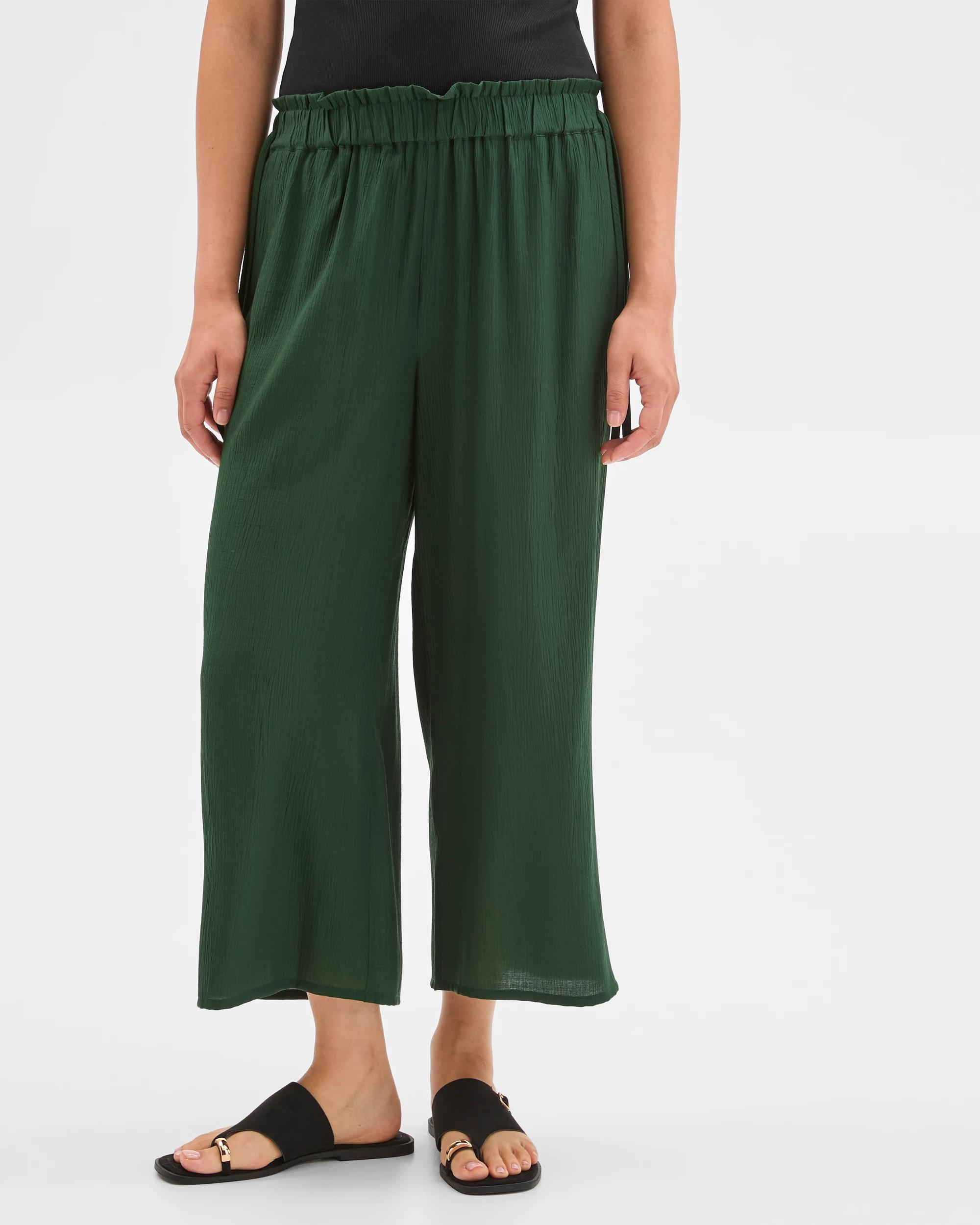 7 Target Woman Resort Harem Frill Wide Leg Crop Pants KOMBU, 7 of 7