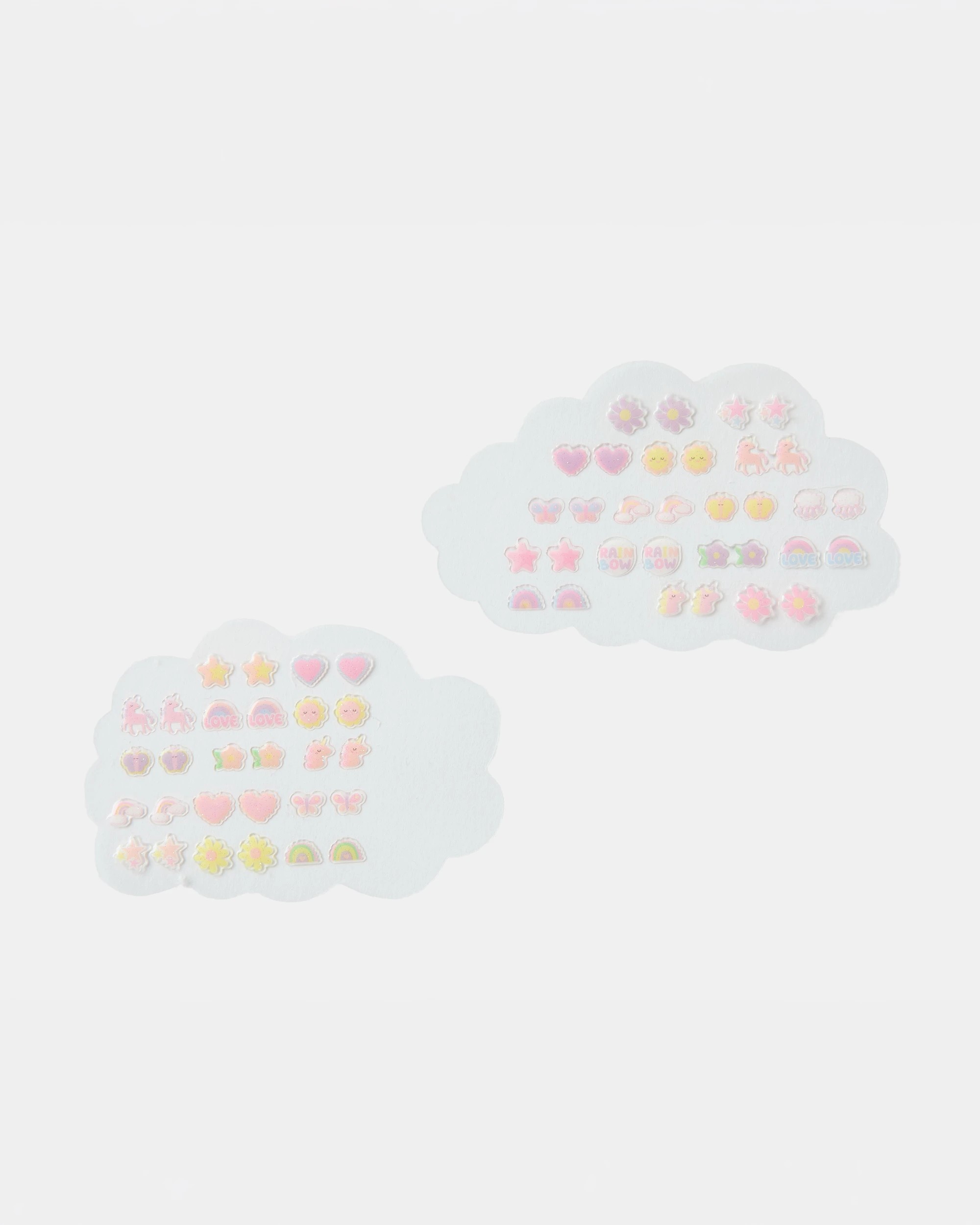 1 30 Pack Stick-On Earrings - Unicorn, 1 of 2