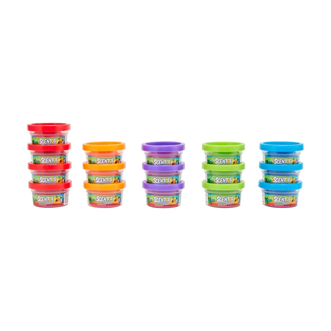 1 16 Pack Scentos Scented Dough Tubs, 1 of 6