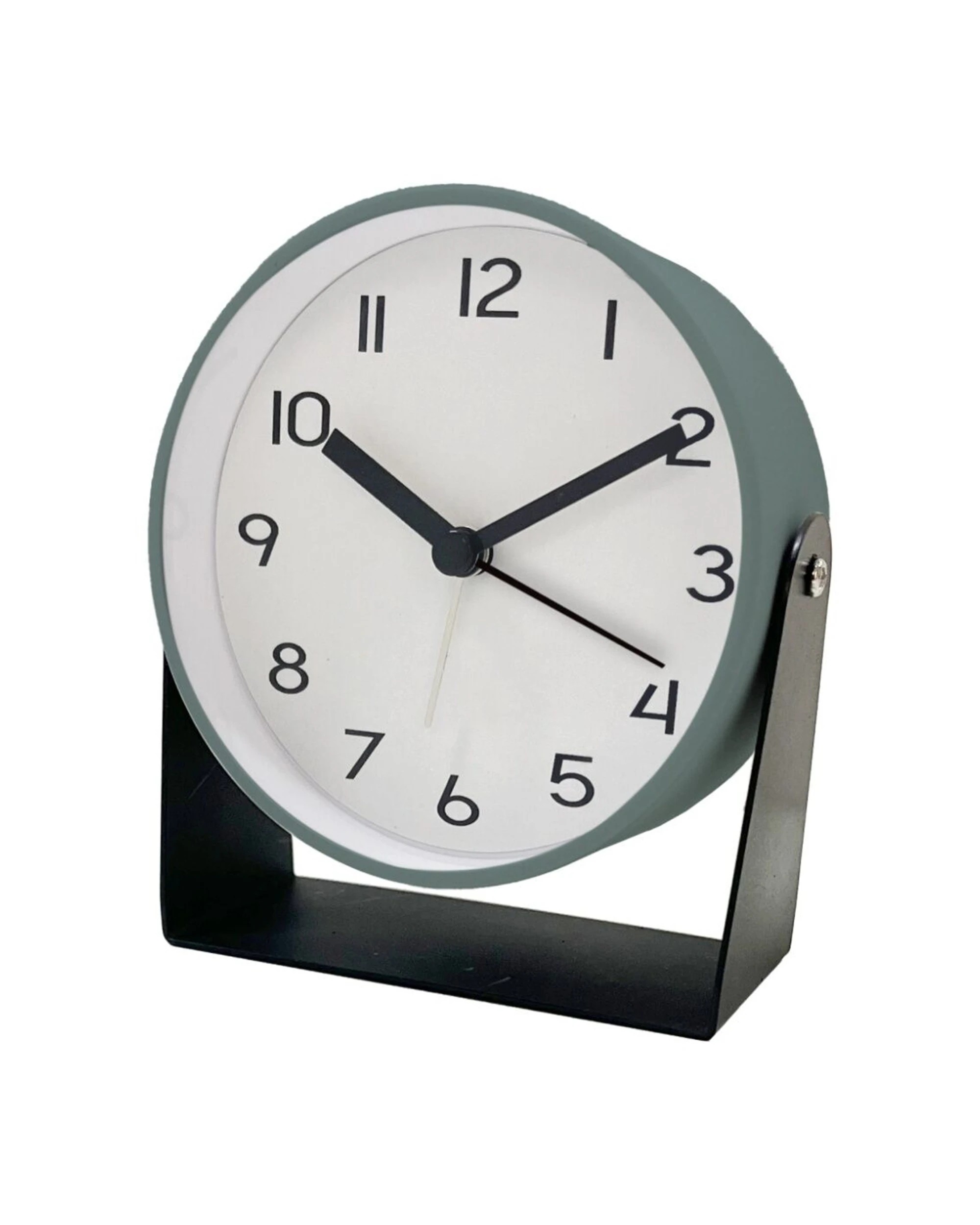 1 Wicked Sista Hayden Alarm Clock Silent Movement Built In Light Sage - Green, 1 of 2