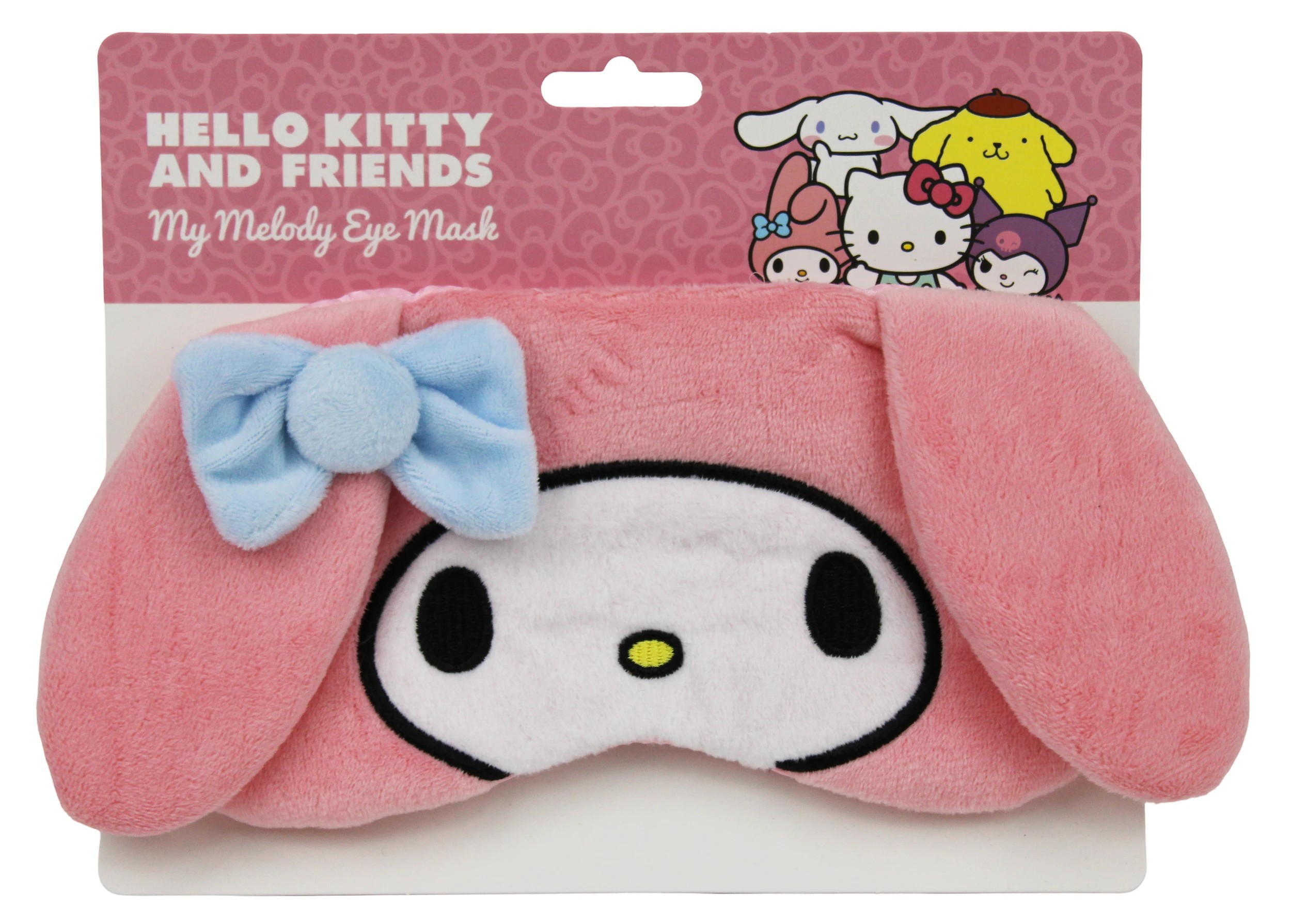 1 Sanrio Hello Kitty and Friends My Melody Fluffy Eye Mask - Pink, 1 of 2