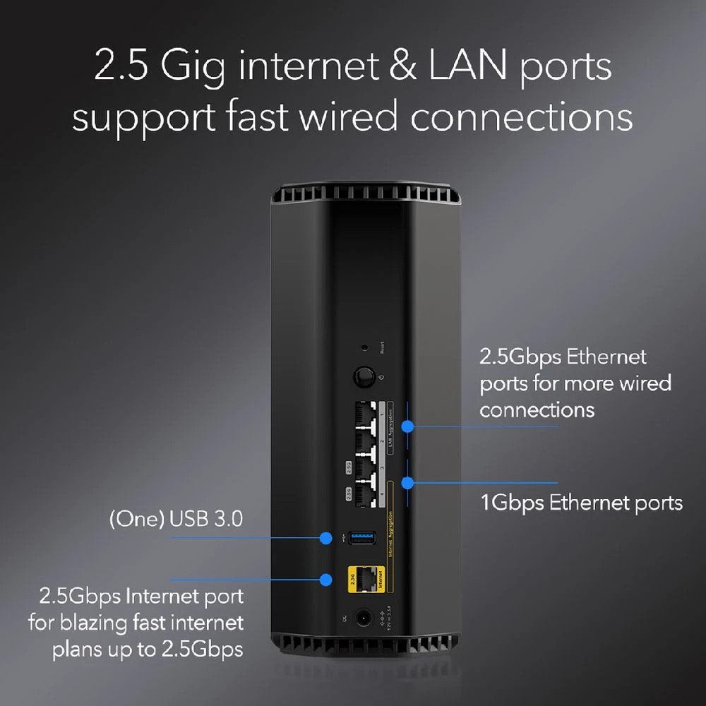 5 NETGEAR Nighthawk BE9300 Tri-Band WiFi 7 Router, 5 of 5