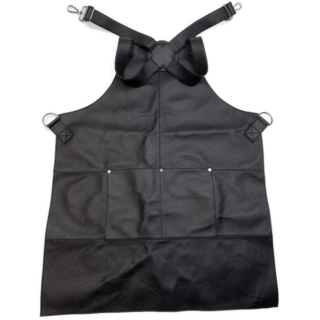 1 BR Home Buffalo Leather Waterproof Apron for Cooking and Hairdressing, 1 of 7
