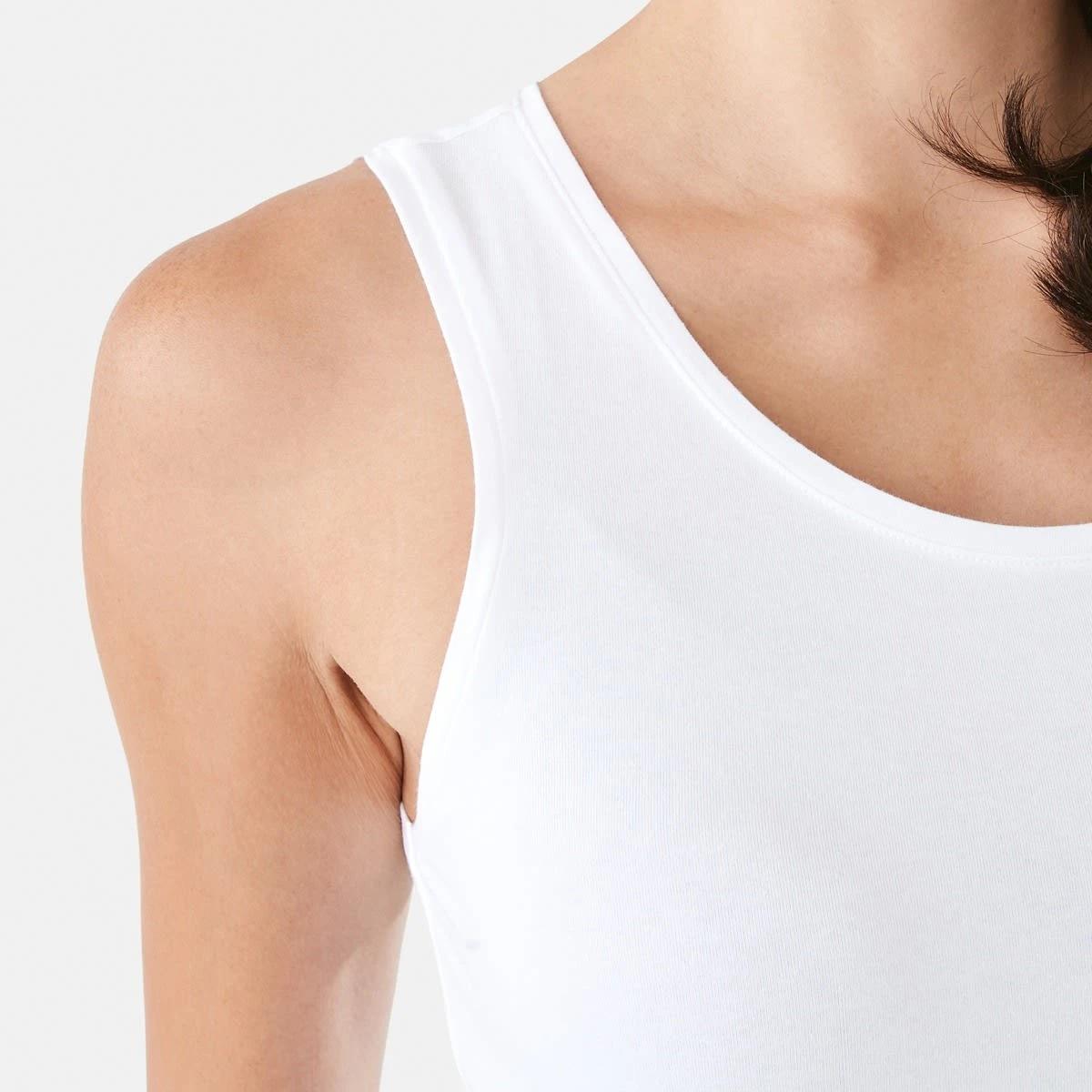 6 Sleeveless Stretch Tank WHITE, 6 of 6