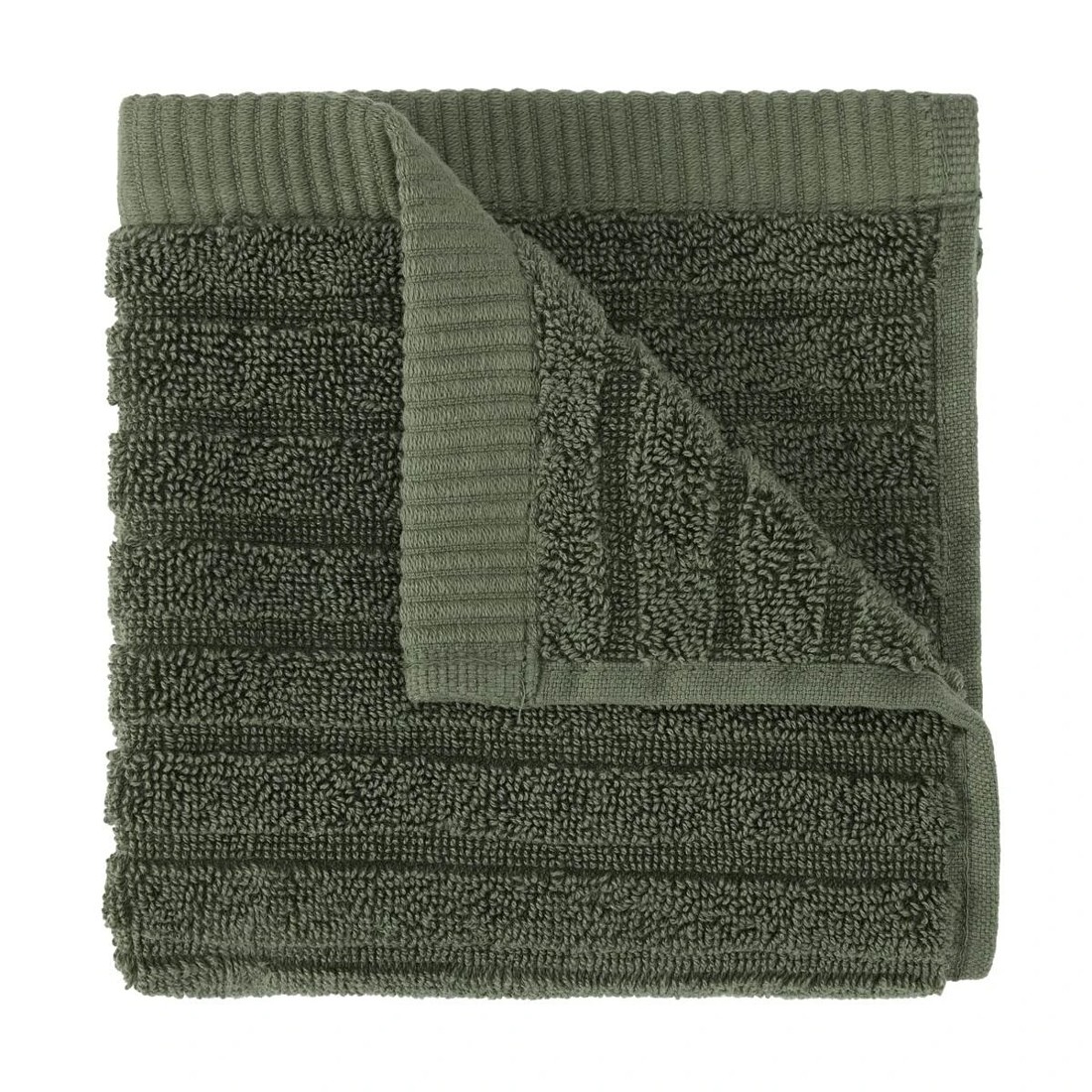 1 Australian Cotton Face Washer - Green, 1 of 6