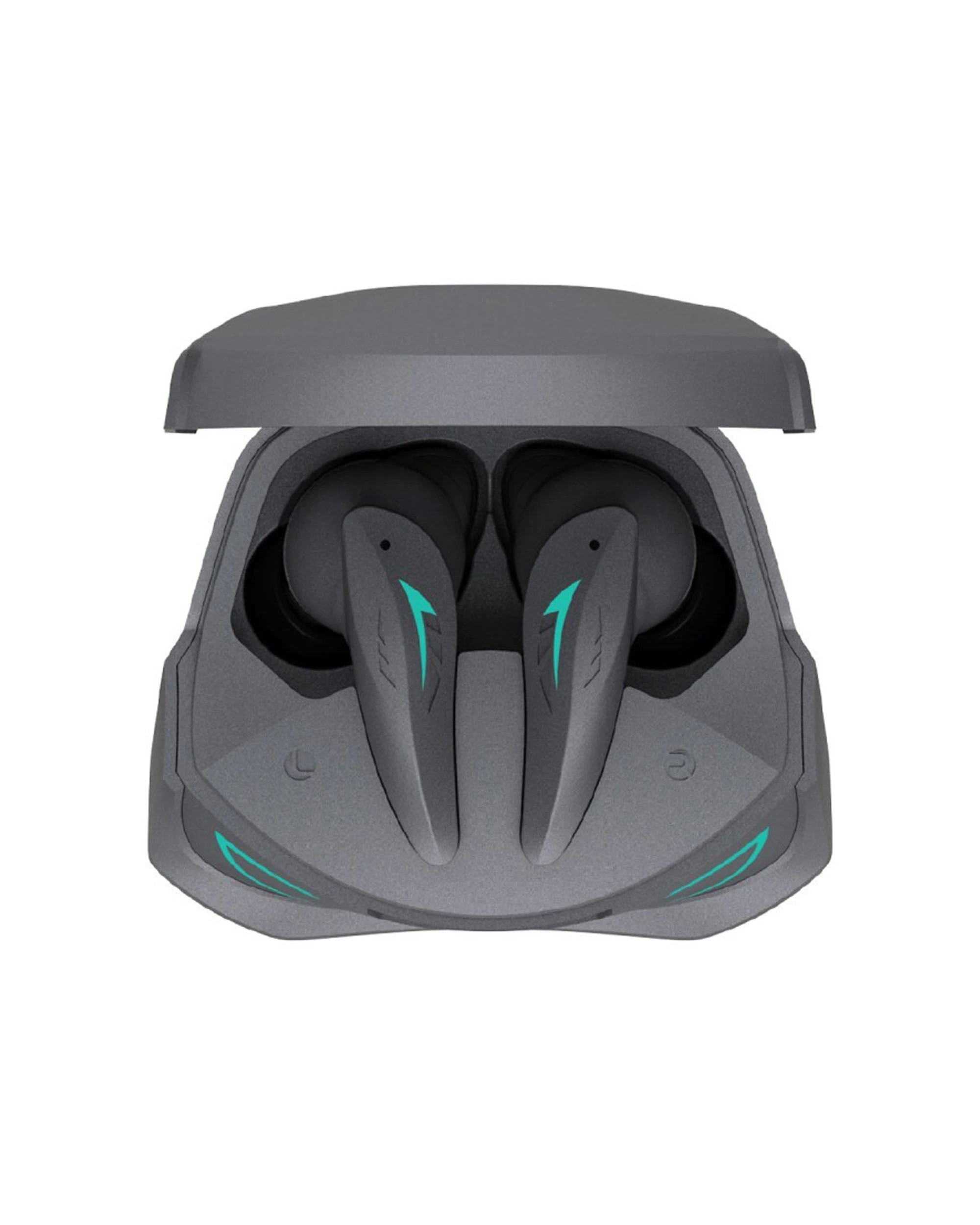 6 Laser Tws Wireless Bluetooth Gaming Earphones Noise Cancelling Case - Black, 6 of 8