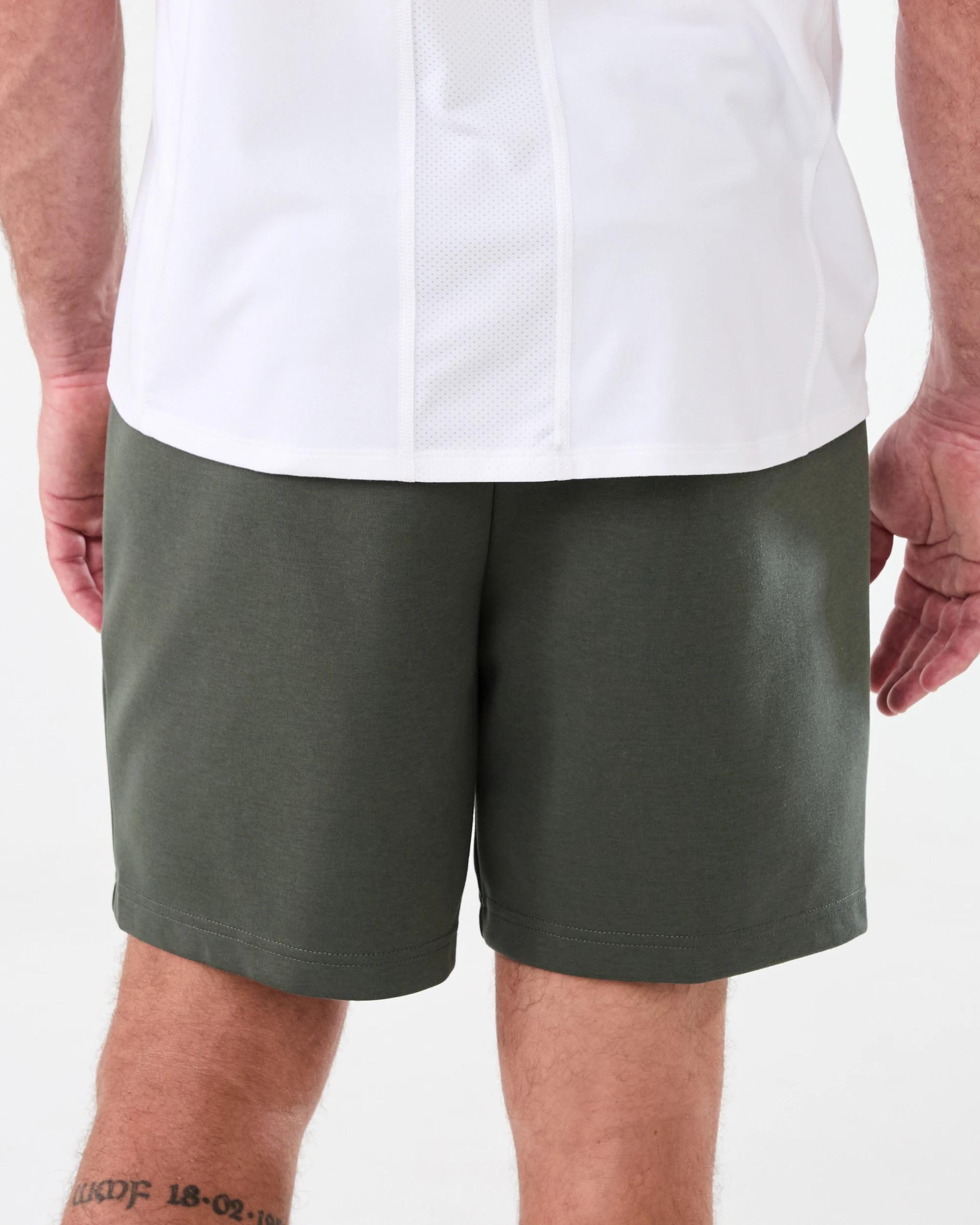 3 Active Mens Sports Shorts Grn Forest, 3 of 7