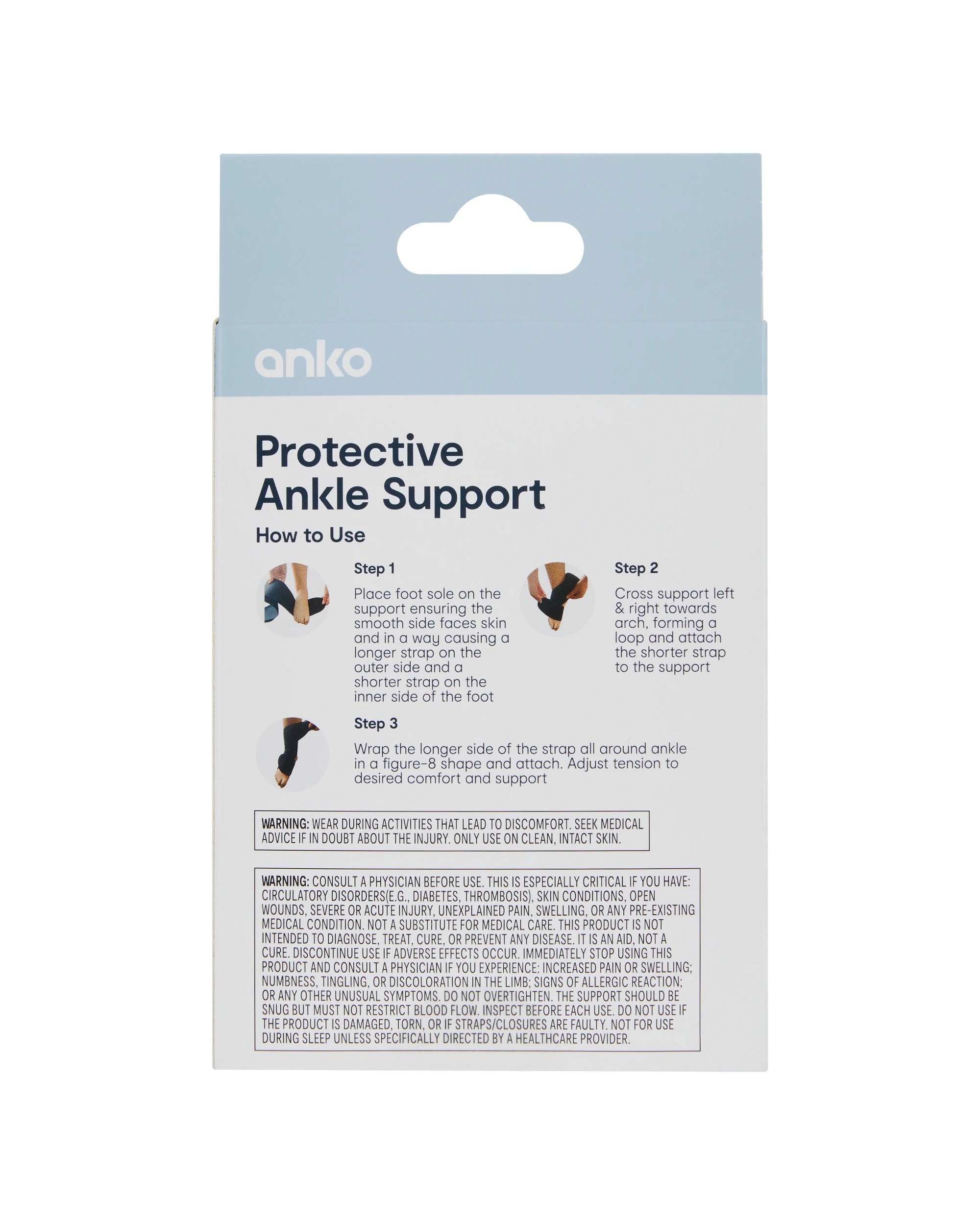 6 Protective Ankle Support - Black, 6 of 6