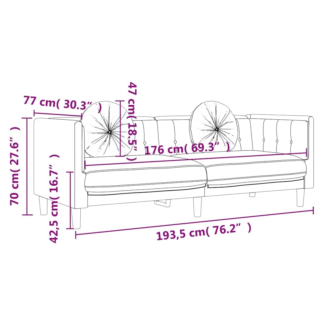 9 Vidaxl Couch - Black, 9 of 9
