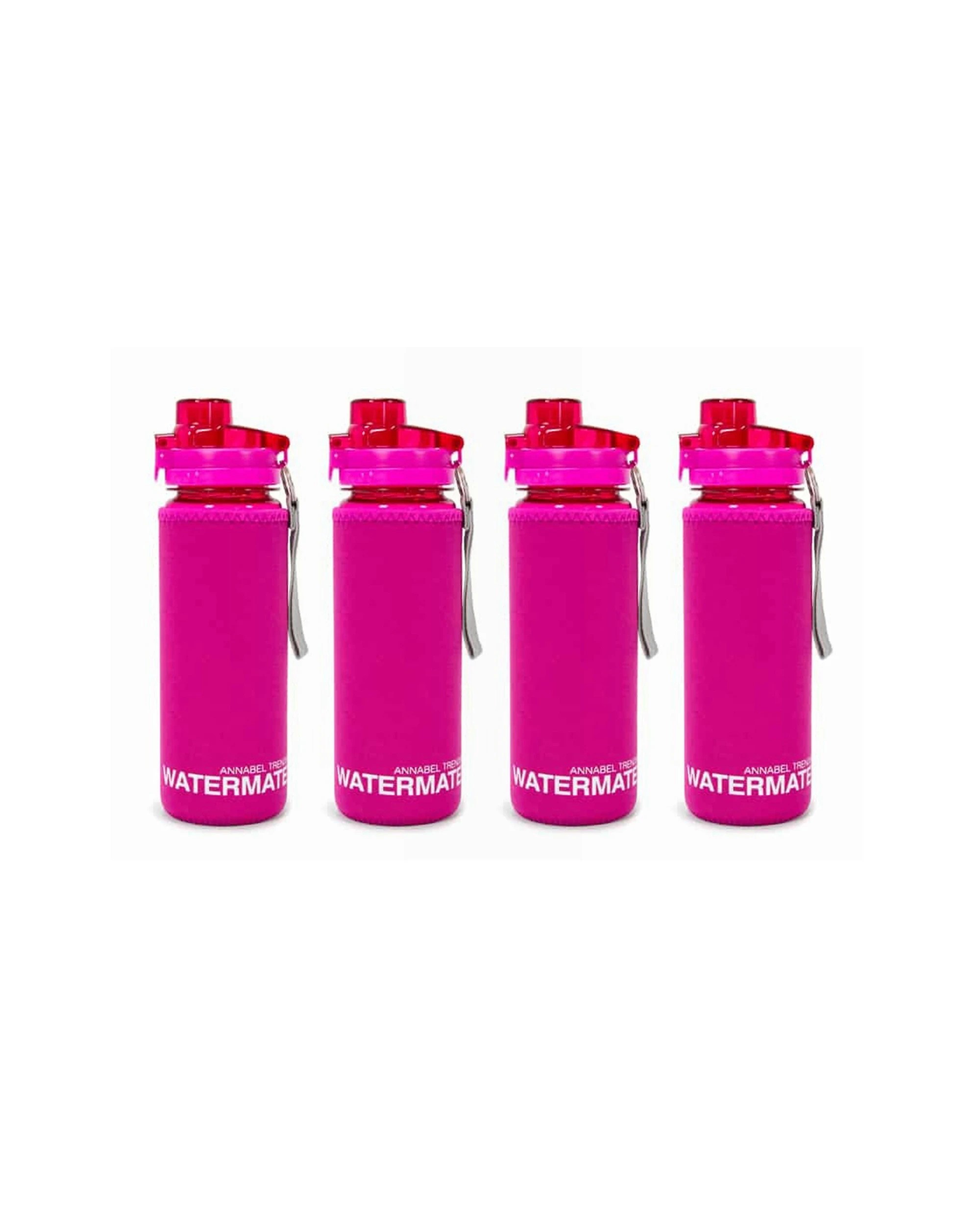 1 Annabel Trends Watermate Neoprene Drink Bottle Cover 4 Pack Fits 550ml - Pink, 1 of 2