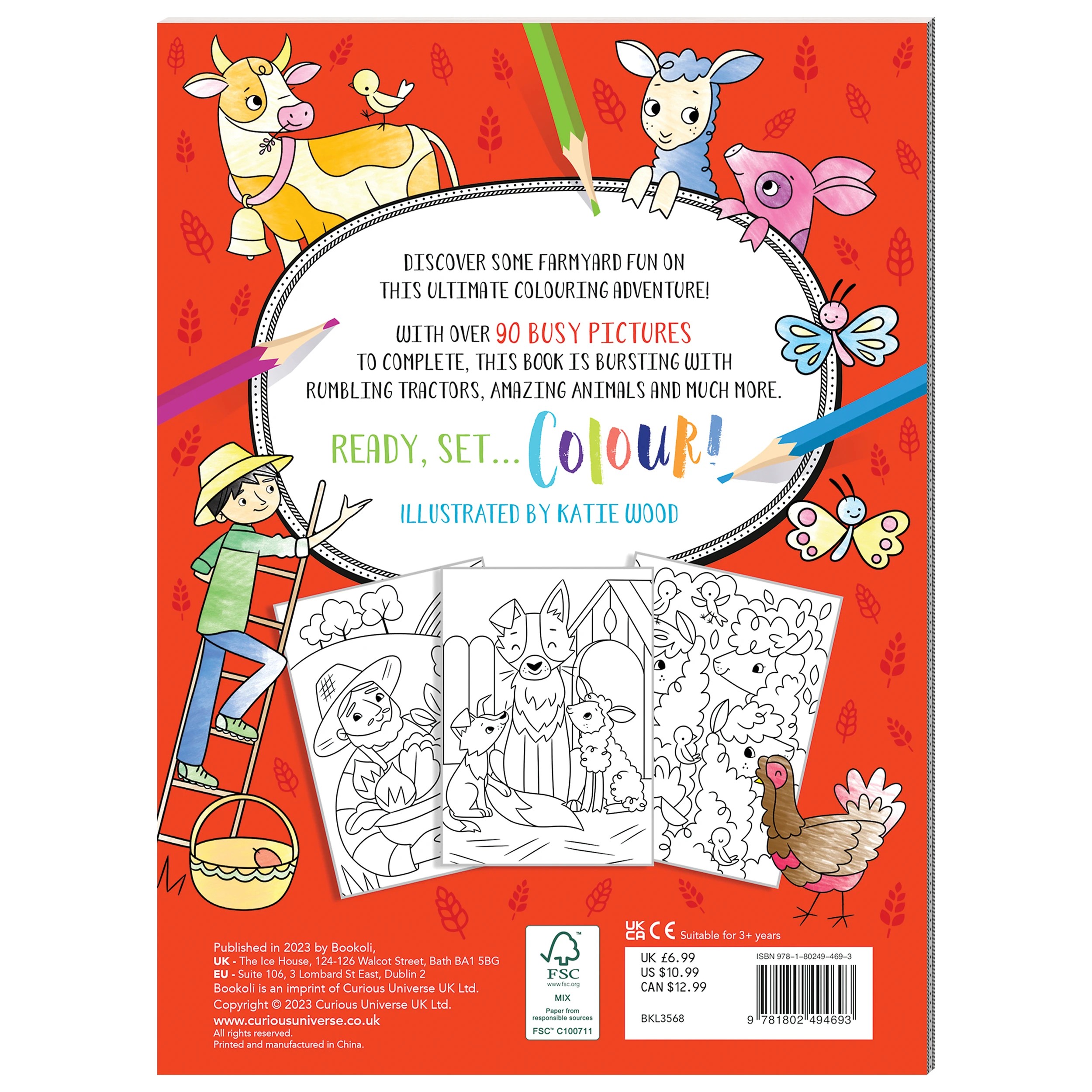 2 Mega Colouring Farmyard Fun Book, 2 of 5