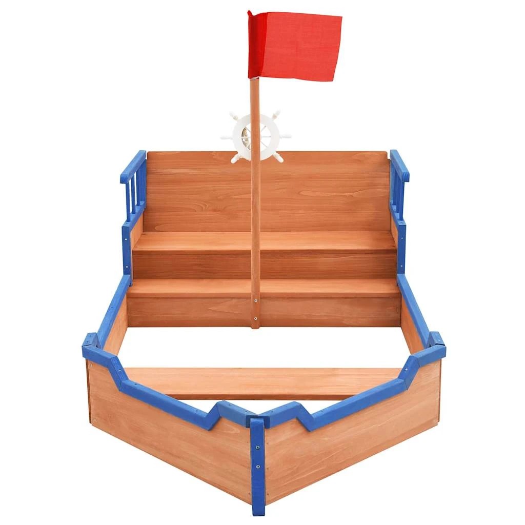 3 Vidaxl Sandbox Wooden Sandbox - Multi, 3 of 9