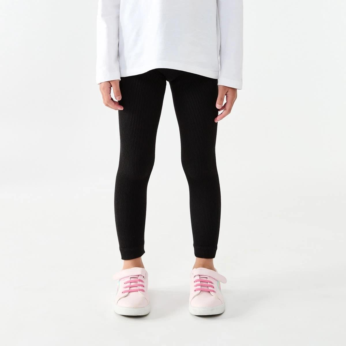 1 Rib Leggings Black, 1 of 7