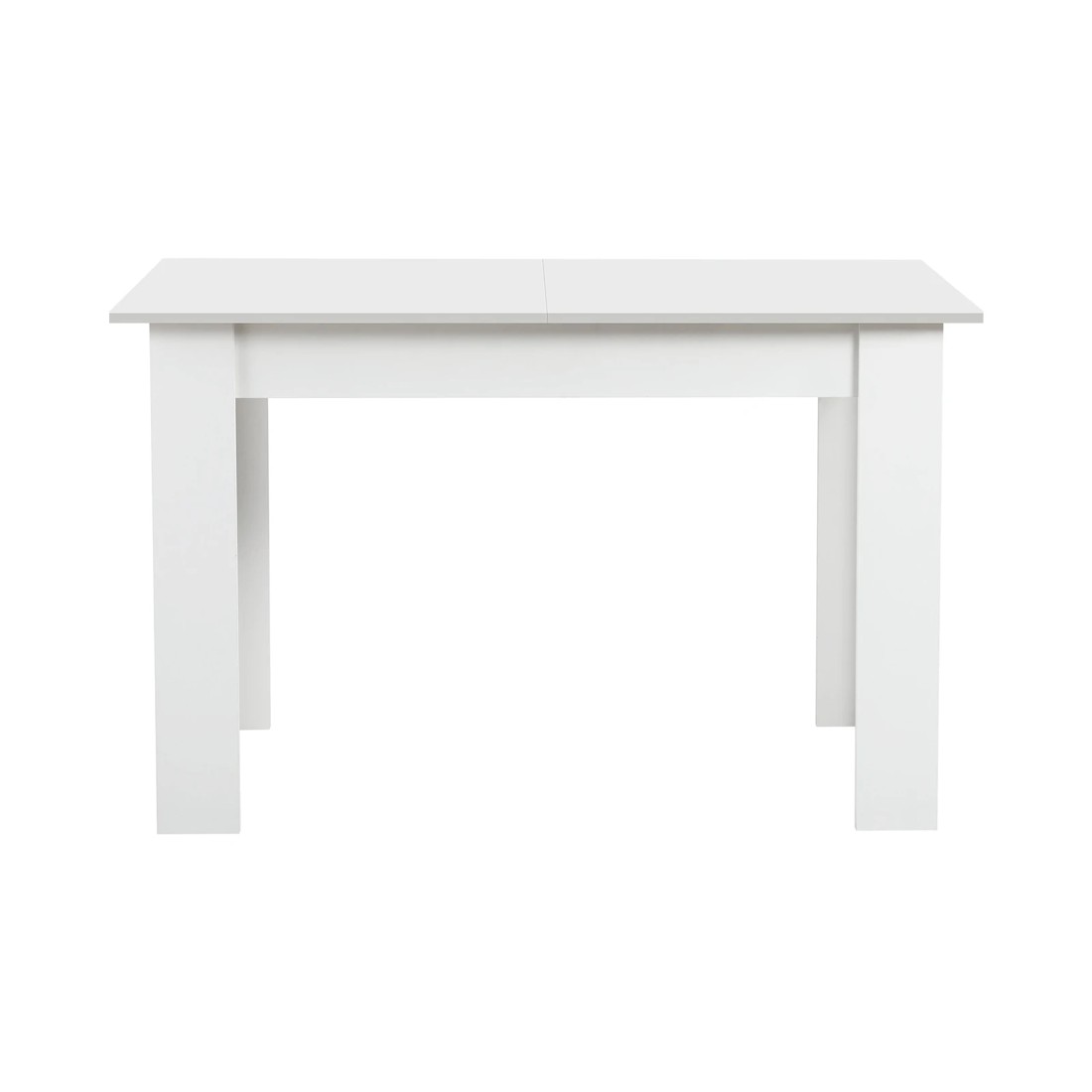 5 Oikiture 160cm Extendable Dining Table Kitchen Restaurant Cafe Table
 - White, 5 of 8