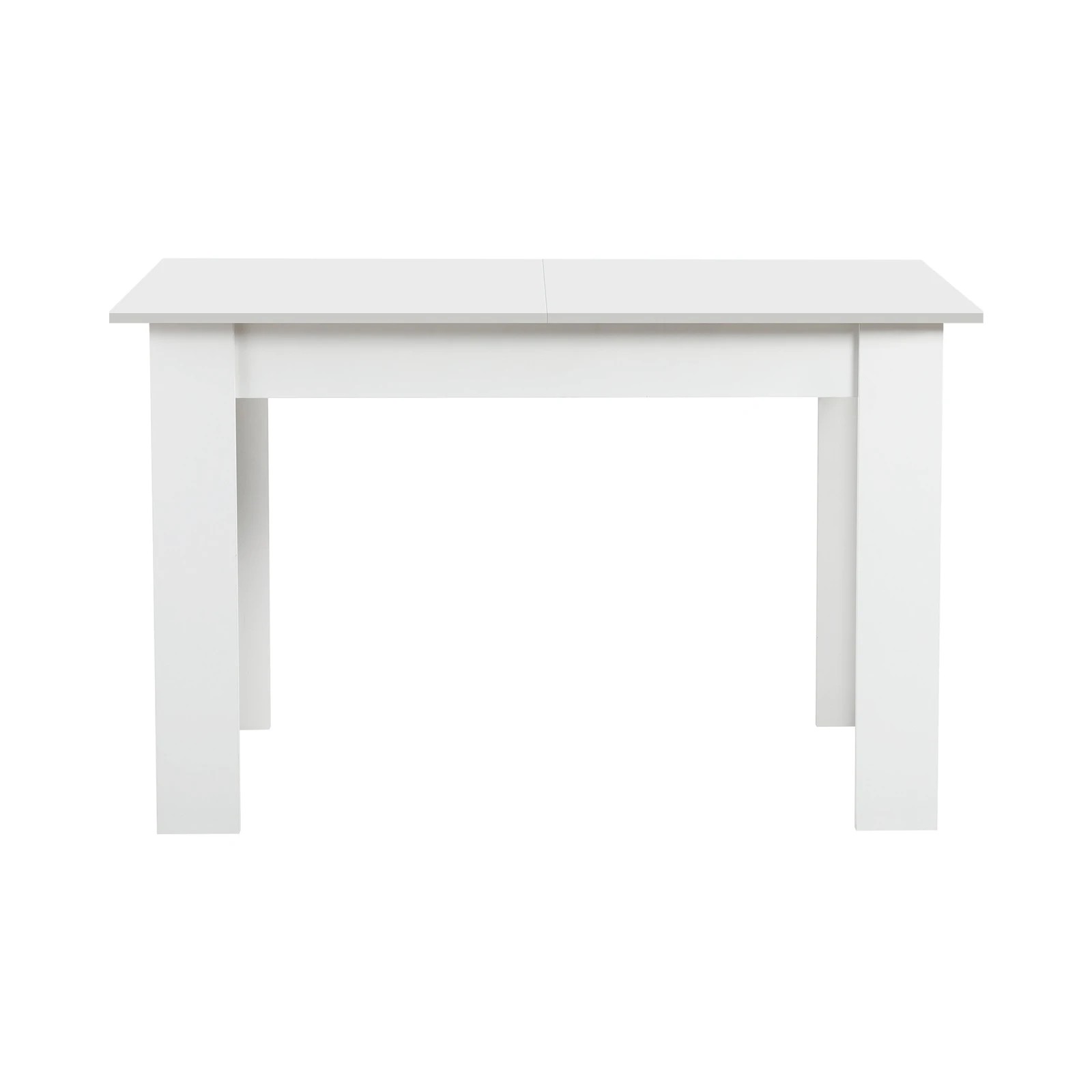 5 Oikiture 160cm Extendable Dining Table Kitchen Restaurant Cafe Table
 - White, 5 of 8
