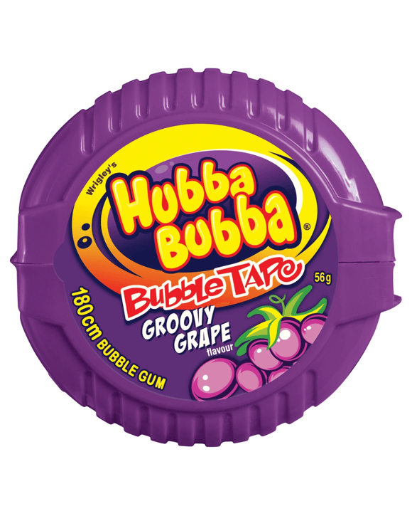 Hubba Bubba Gum Tape Grape 56g